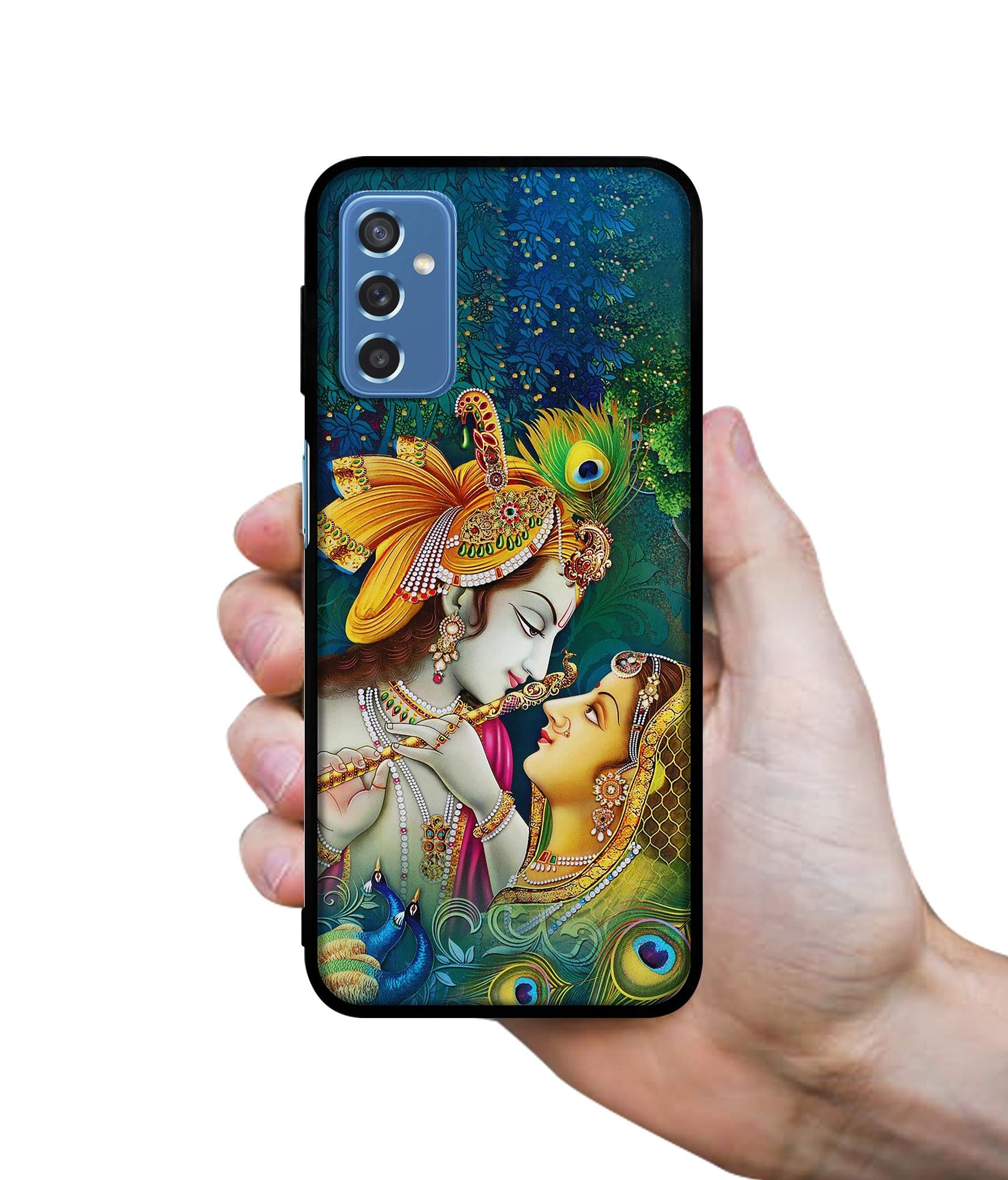 Radha Kishan Love Designer 2D Printed Back Case Cover for Samsung Galaxy M52 5G