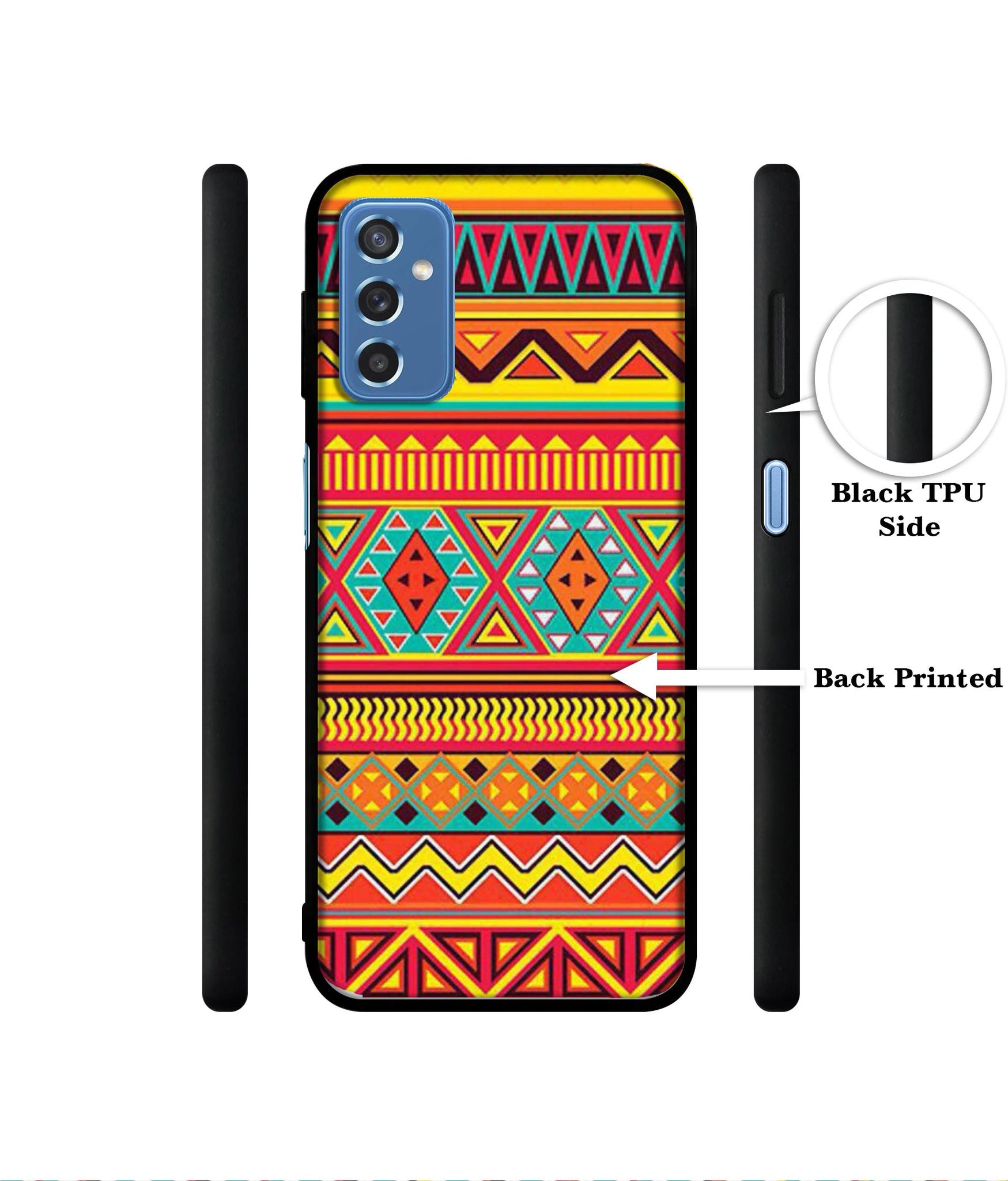 Artistic Rangoli Designer 2D Printed Back Case Cover for Samsung Galaxy M52 5G