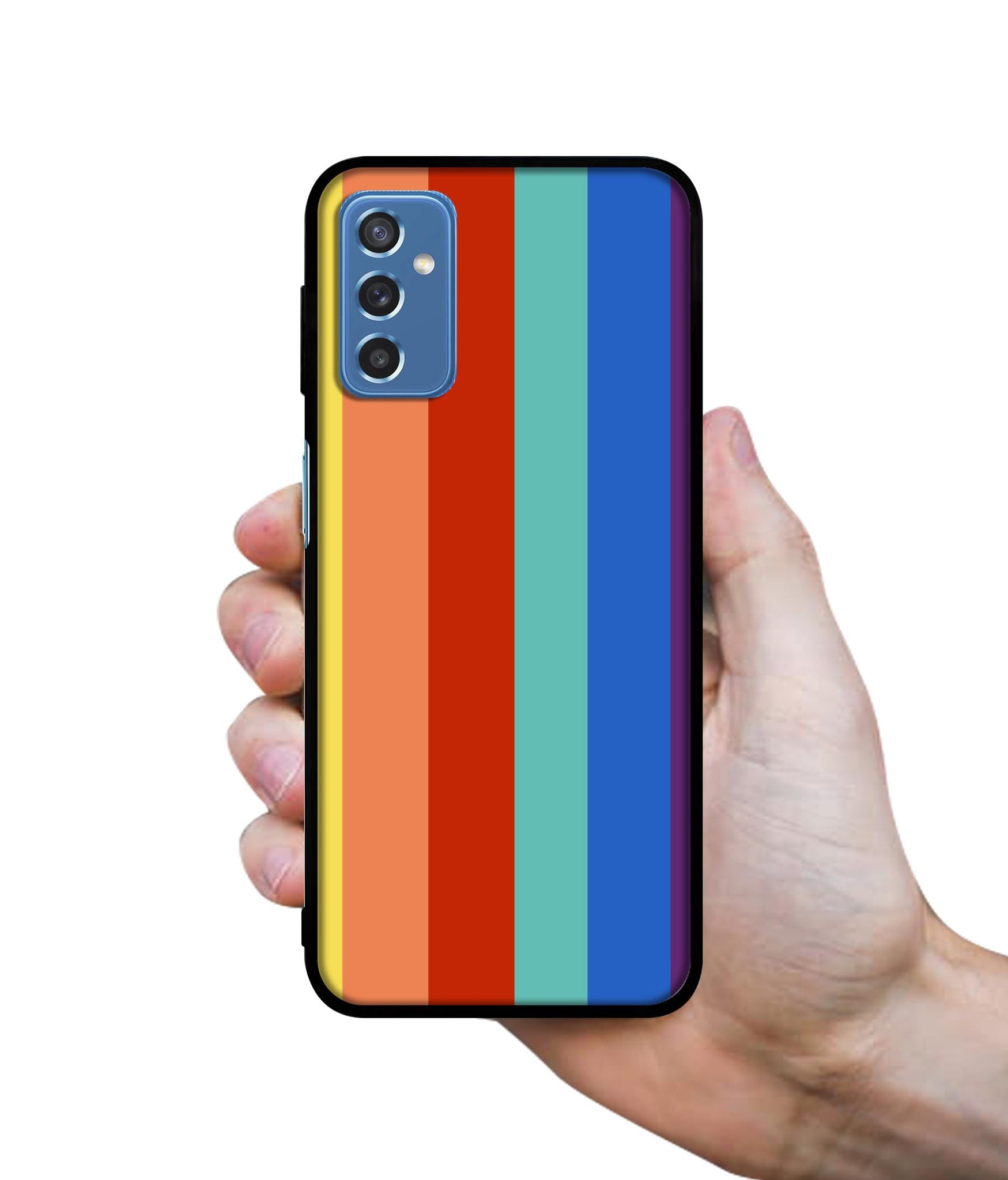 Rainbow Colors Designer 2D Printed Back Case Cover for Samsung Galaxy M52 5G