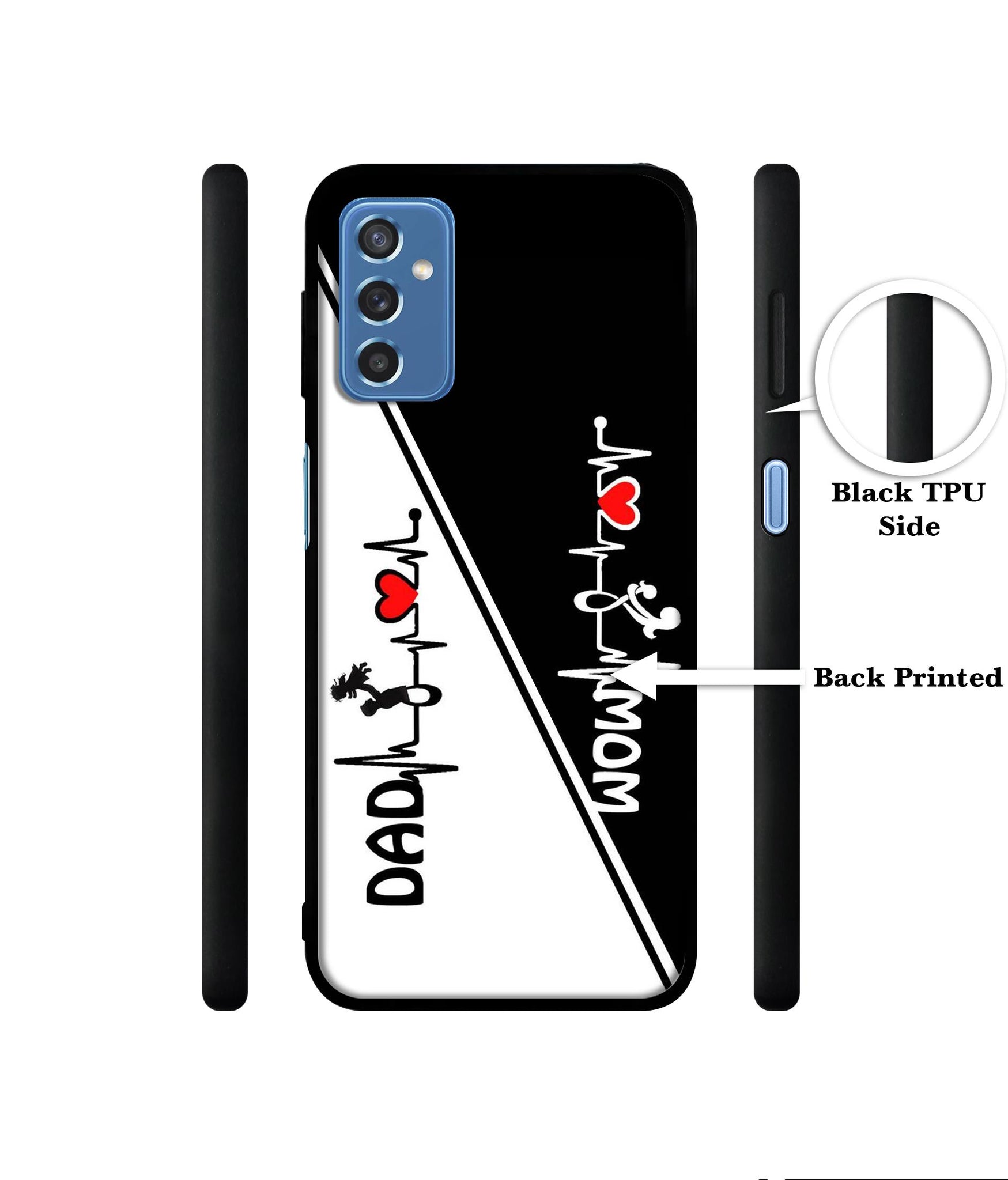 Mom and Dad Lover Designer 2D Printed Back Case Cover for Samsung Galaxy M52 5G