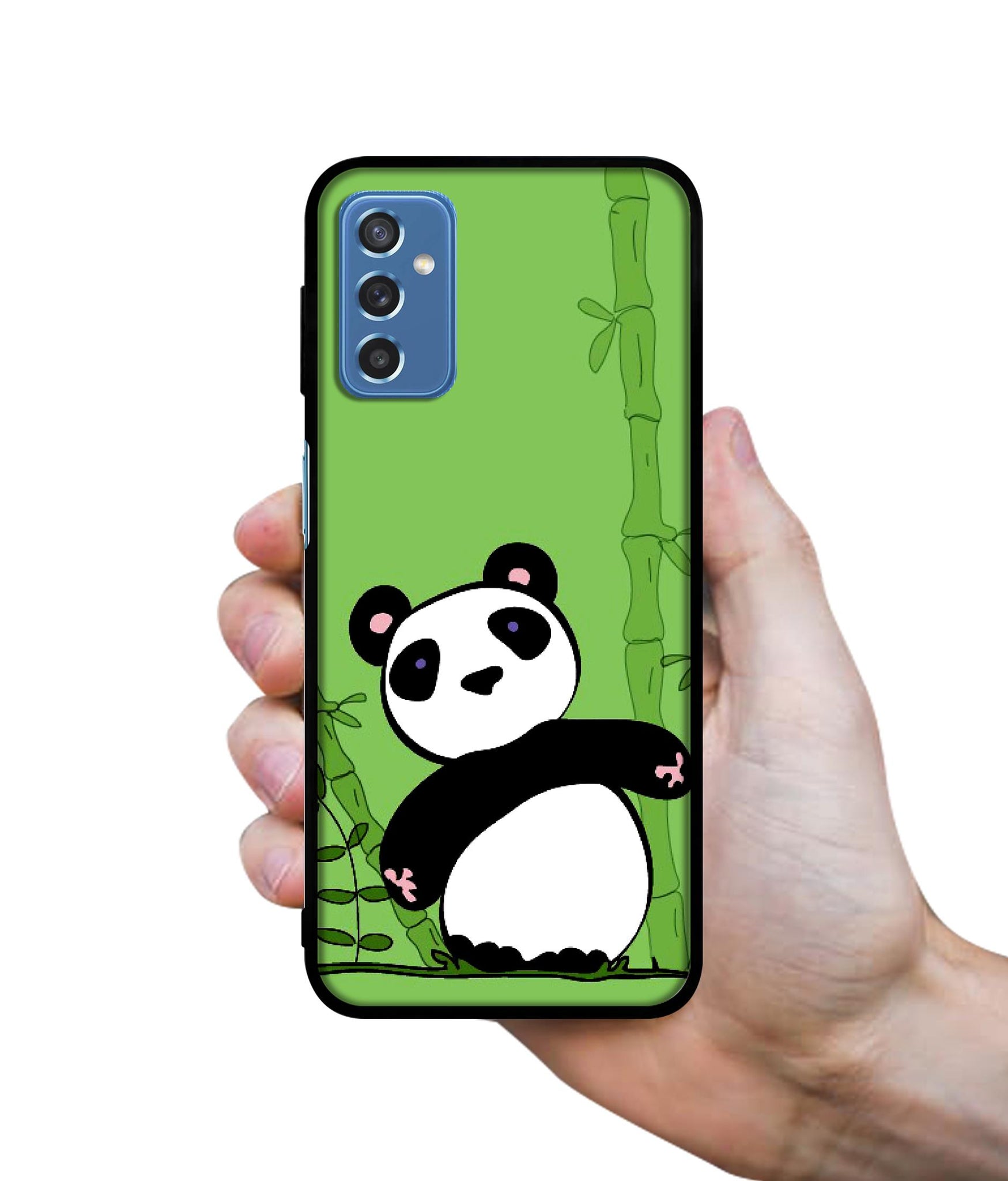Panda with Bamboo Designer 2D Printed Back Case Cover for Samsung Galaxy M52 5G