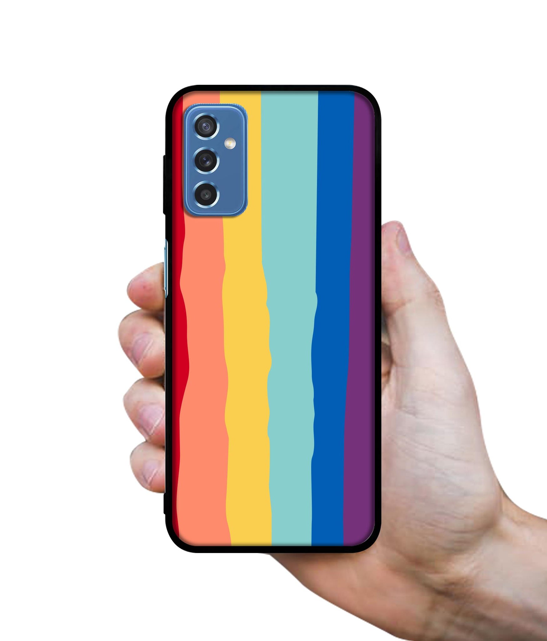Rainbow Designer 2D Printed Back Case Cover for Samsung Galaxy M52 5G