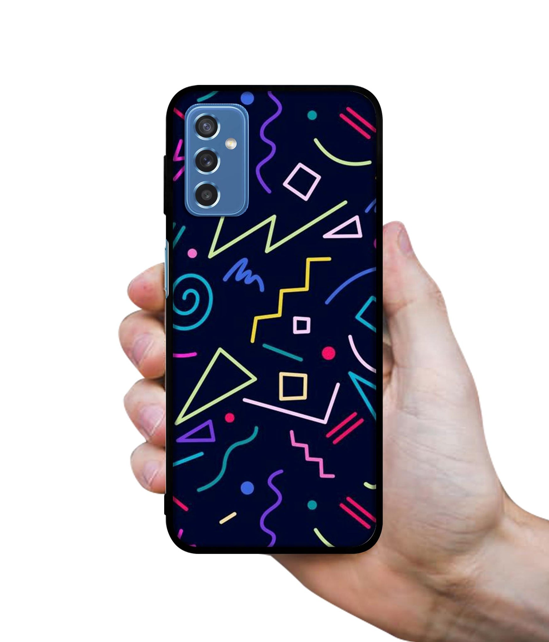 Retro Abstract Designer 2D Printed Back Case Cover for Samsung Galaxy M52 5G