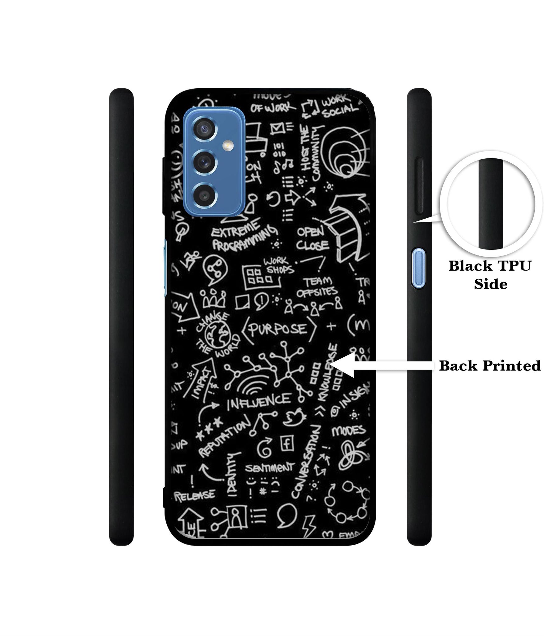 Formulas Designer 2D Printed Back Case Cover for Samsung Galaxy M52 5G