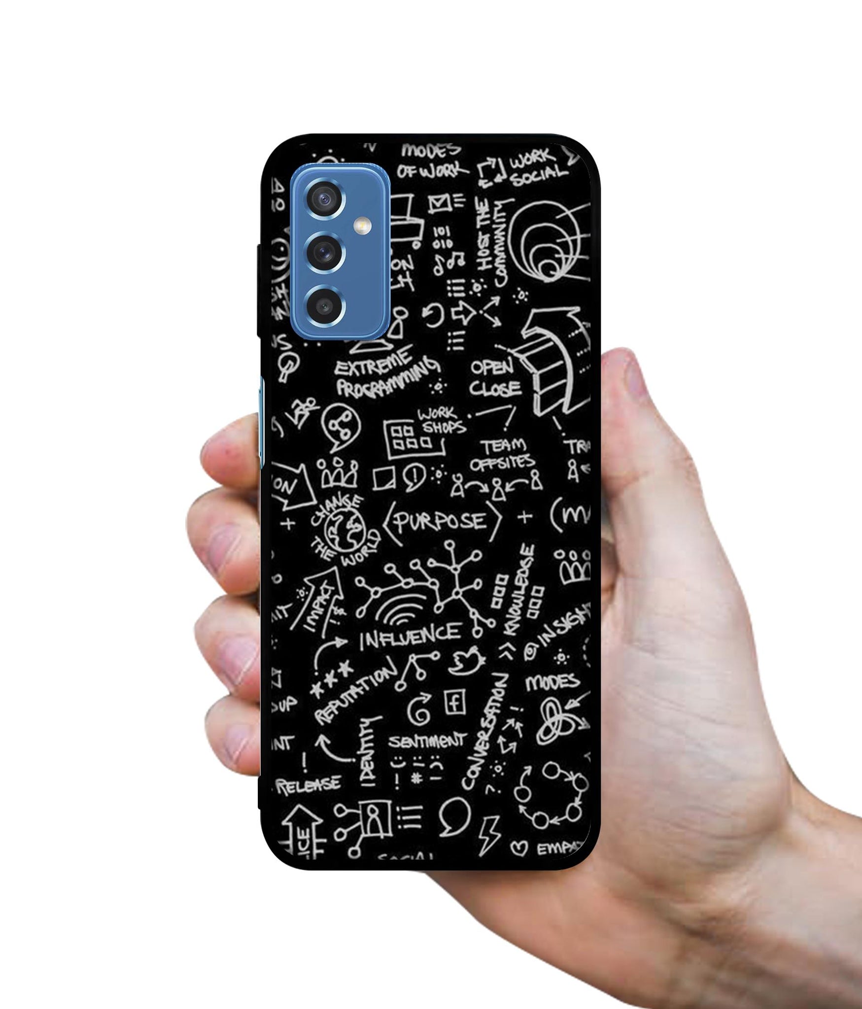 Formulas Designer 2D Printed Back Case Cover for Samsung Galaxy M52 5G