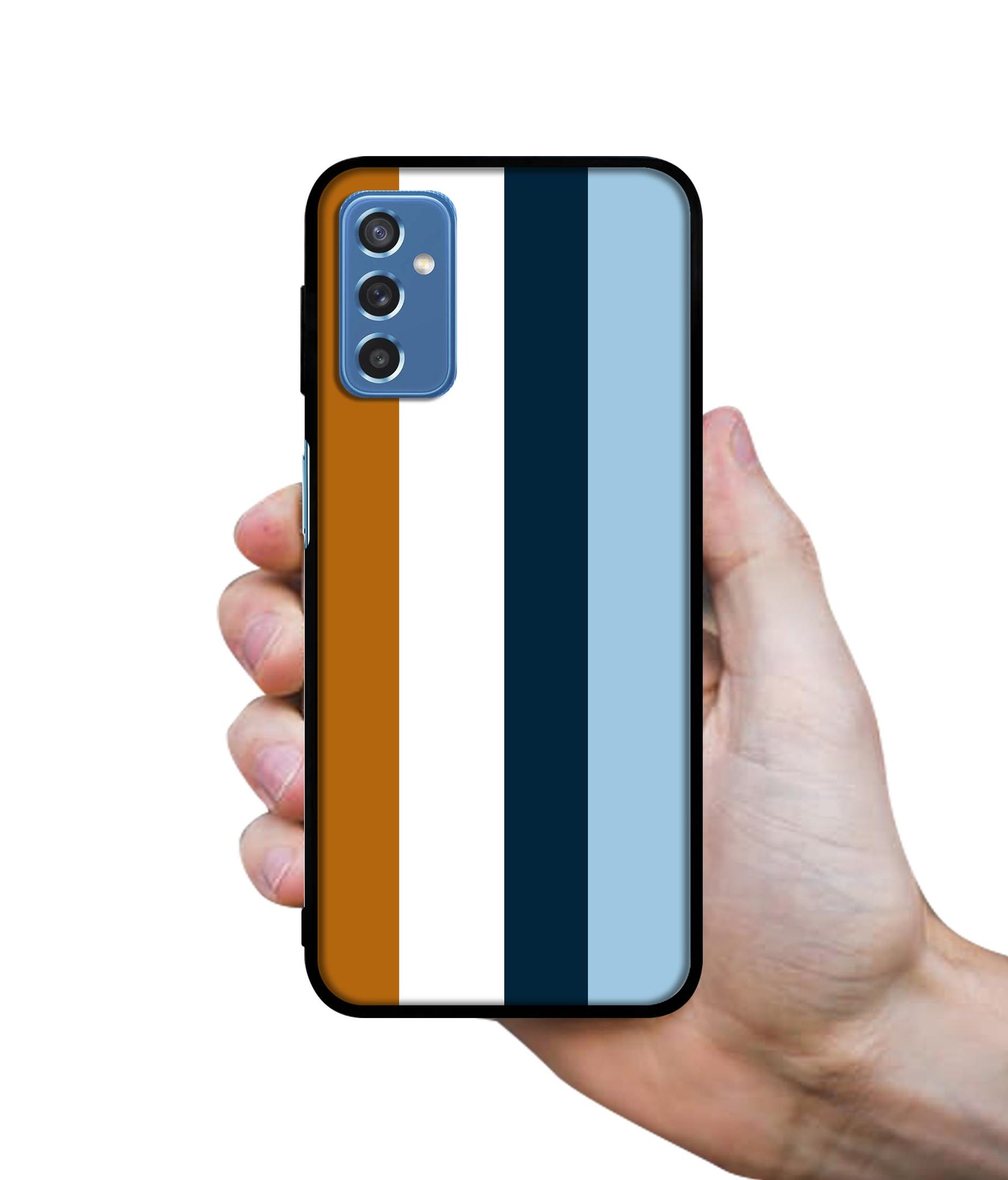 Color Stripes Designer 2D Printed Back Case Cover for Samsung Galaxy M52 5G