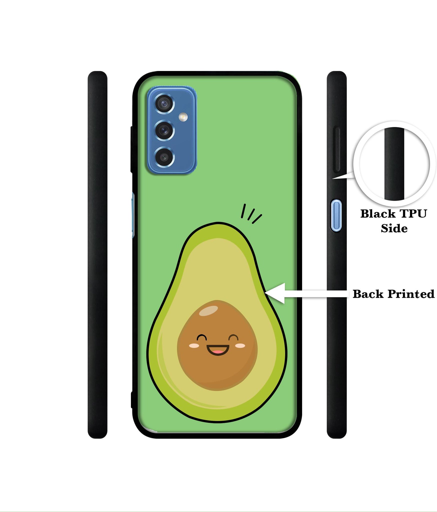 Avocados Designer 2D Printed Back Case Cover for Samsung Galaxy M52 5G