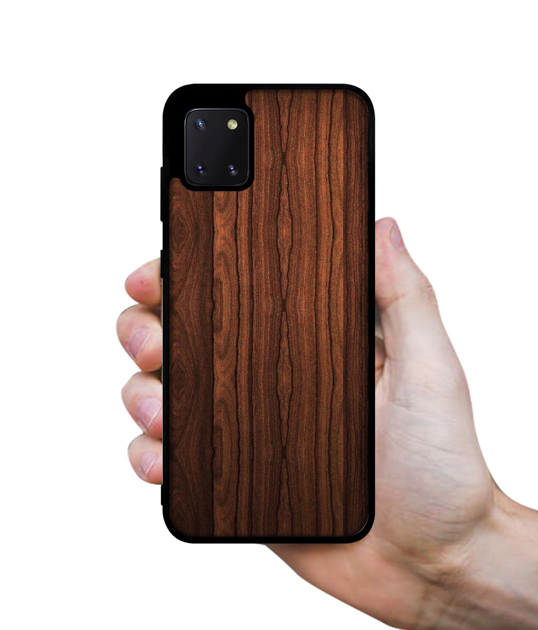 Brown Wooden Texture Designer 2D Printed Back Case Cover for Samsung Galaxy Note 10 Lite 4G