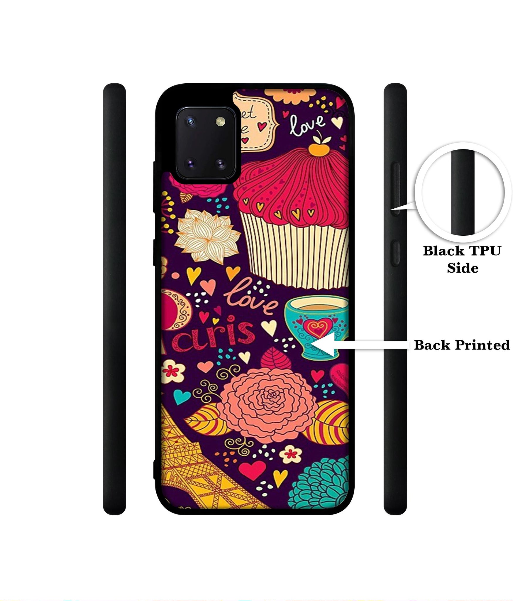 Paris Flower Love Designer 2D Printed Back Case Cover for Samsung Galaxy Note 10 Lite 4G