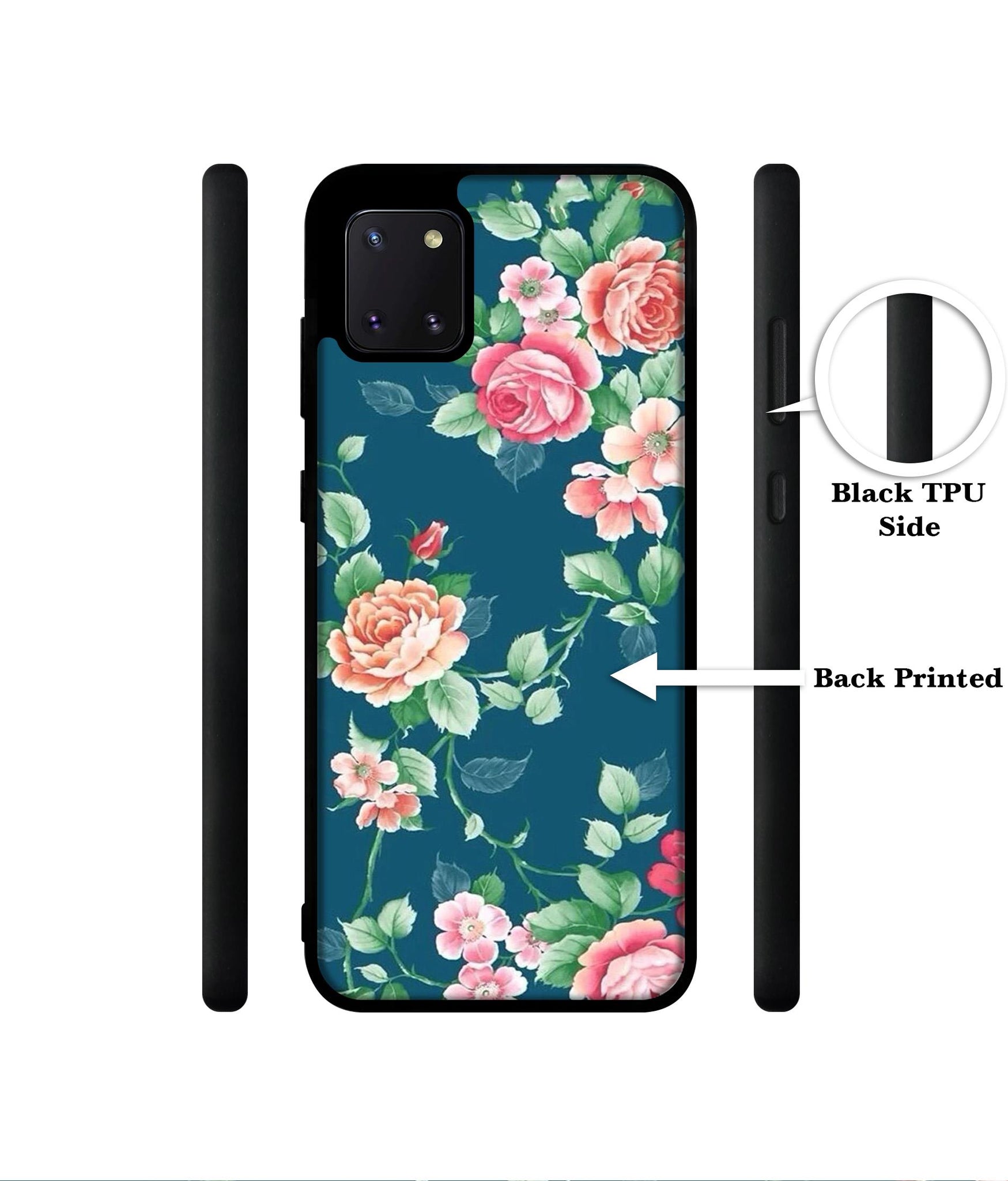 Vintage Floral Designer 2D Printed Back Case Cover for Samsung Galaxy Note 10 Lite 4G