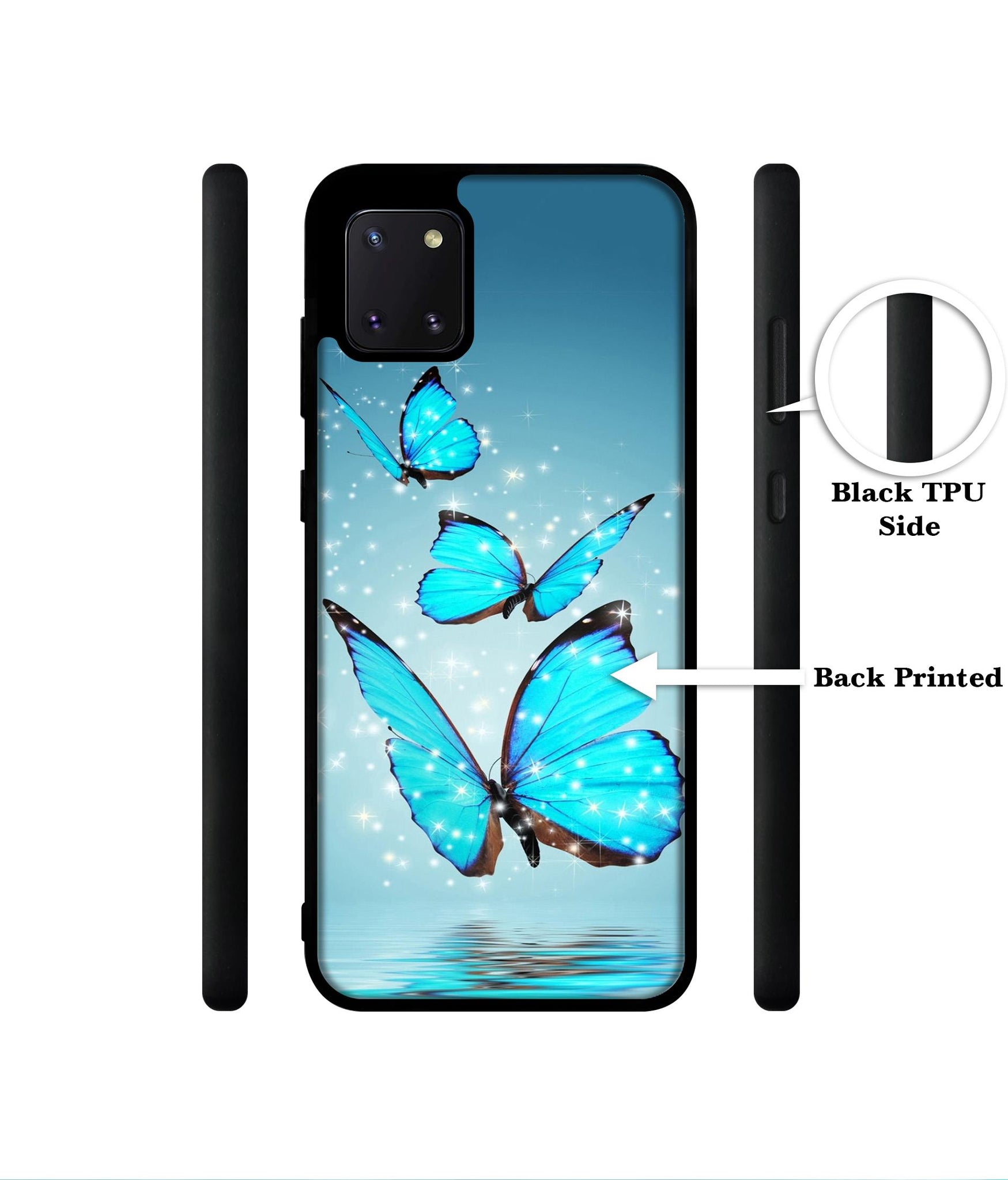 Flying Butterflies Designer 2D Printed Back Case Cover for Samsung Galaxy Note 10 Lite 4G