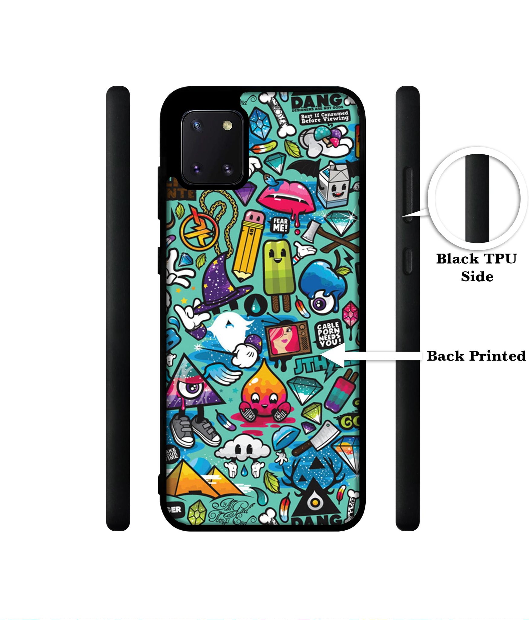 Crazy Designer 2D Printed Back Case Cover for Samsung Galaxy Note 10 Lite 4G