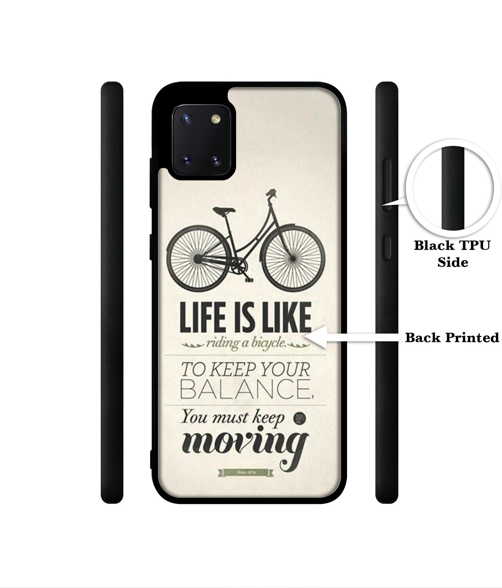 Life is Like Moving Designer 2D Printed Back Case Cover for Samsung Galaxy Note 10 Lite 4G