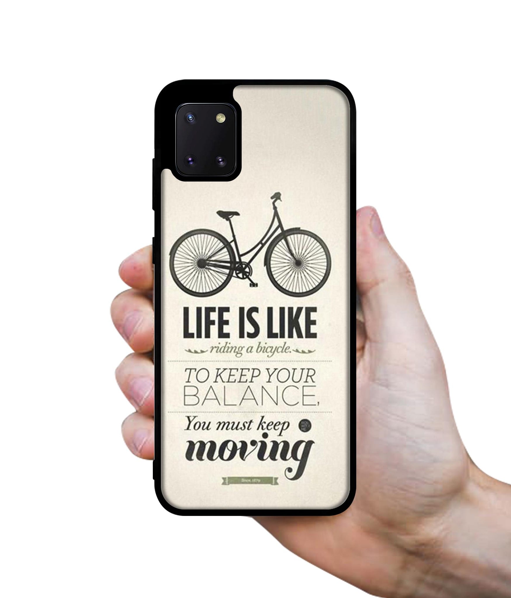 Life is Like Moving Designer 2D Printed Back Case Cover for Samsung Galaxy Note 10 Lite 4G
