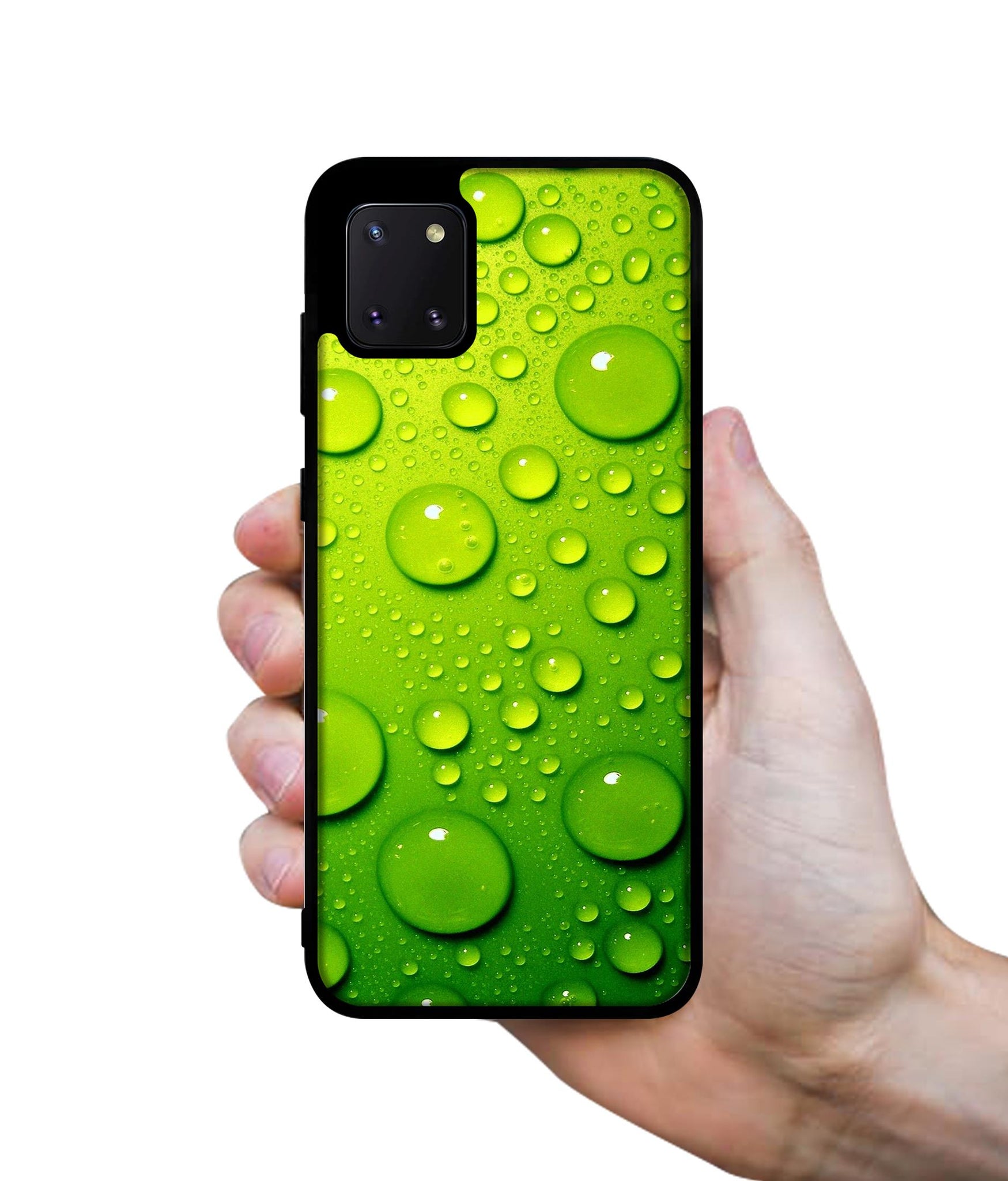 Green Bubbles Designer 2D Printed Back Case Cover for Samsung Galaxy Note 10 Lite 4G
