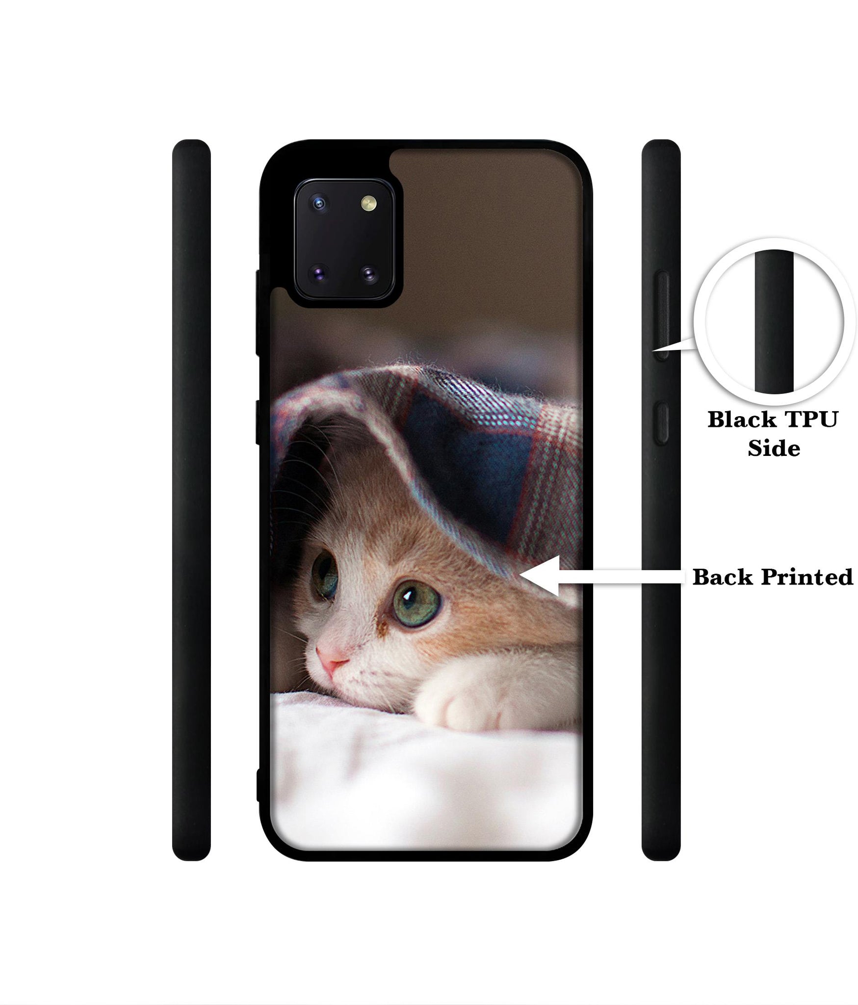 Sleepy Kitten Designer 2D Printed Back Case Cover for Samsung Galaxy Note 10 Lite 4G