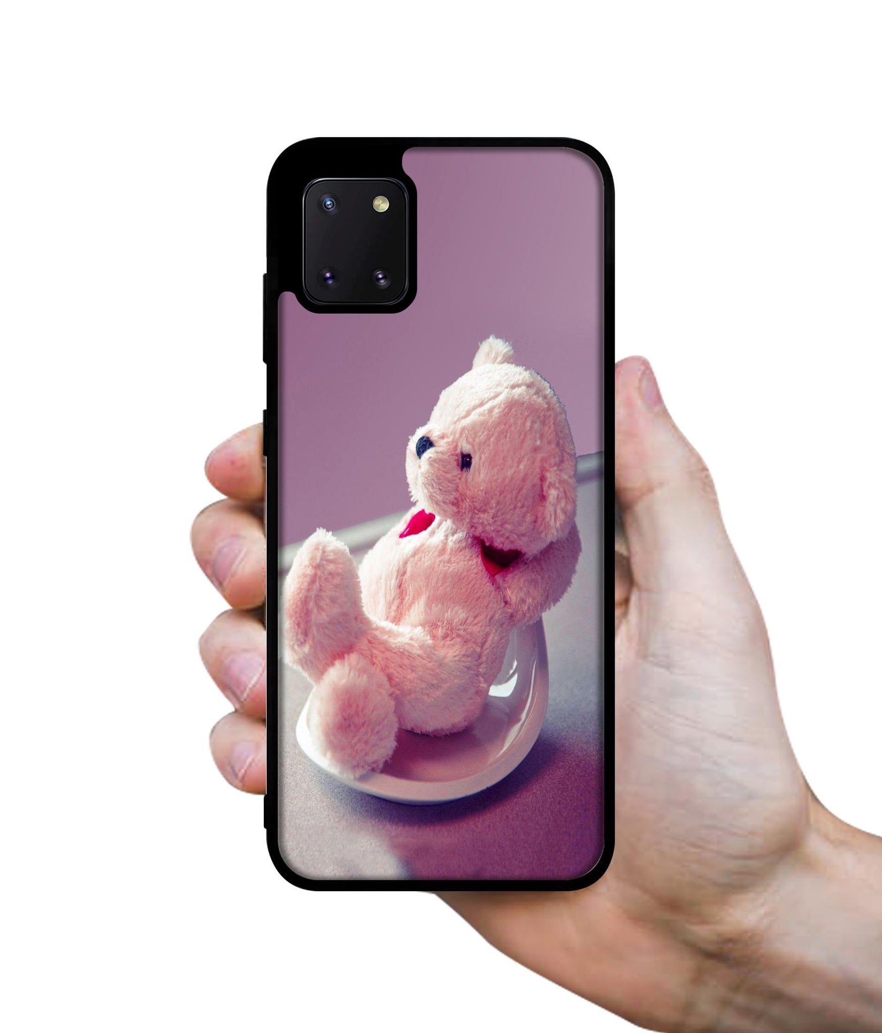 Cute Teddy Bear Designer 2D Printed Back Case Cover for Samsung Galaxy Note 10 Lite 4G