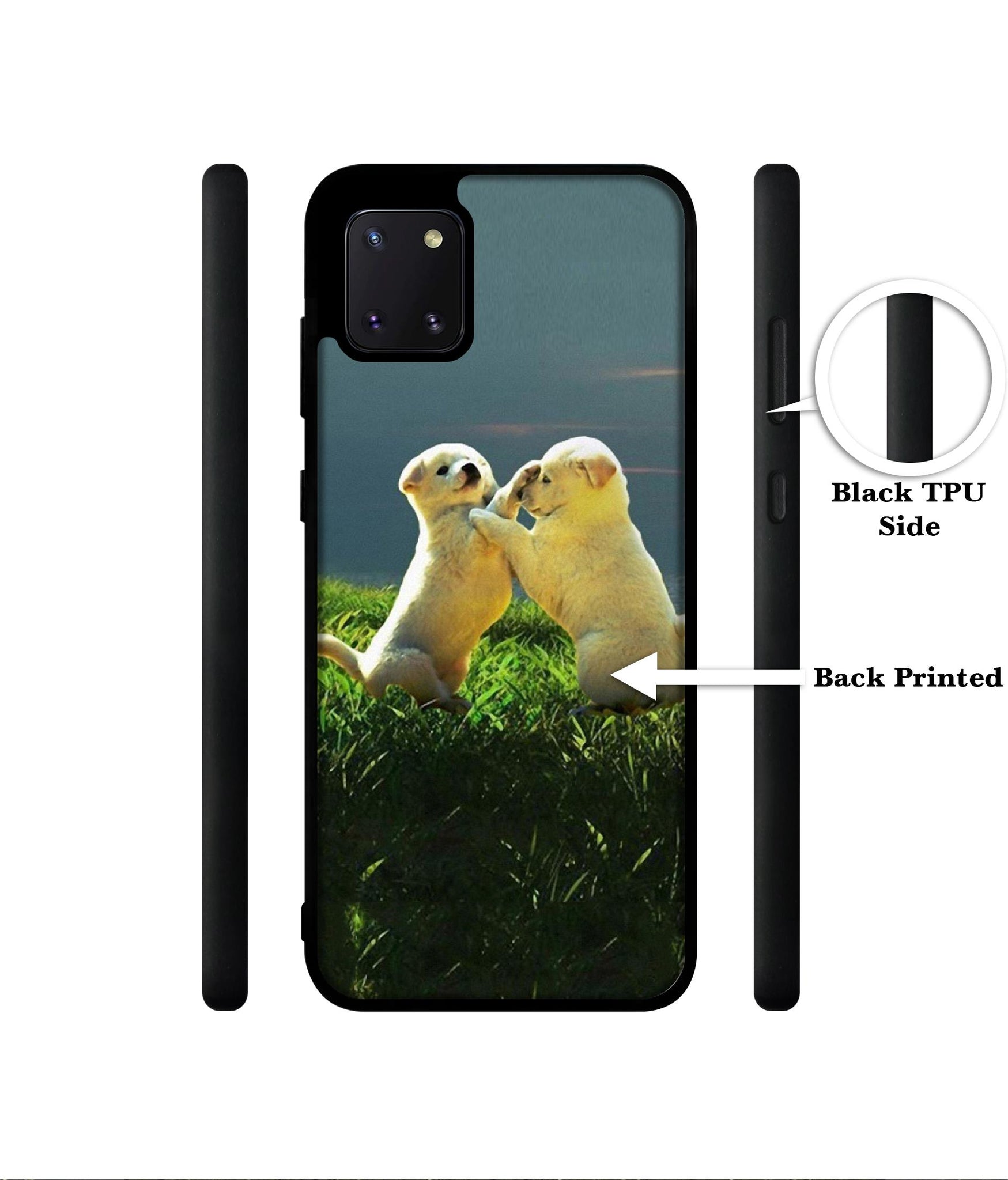 Puppy Couple Sunset Designer 2D Printed Back Case Cover for Samsung Galaxy Note 10 Lite 4G