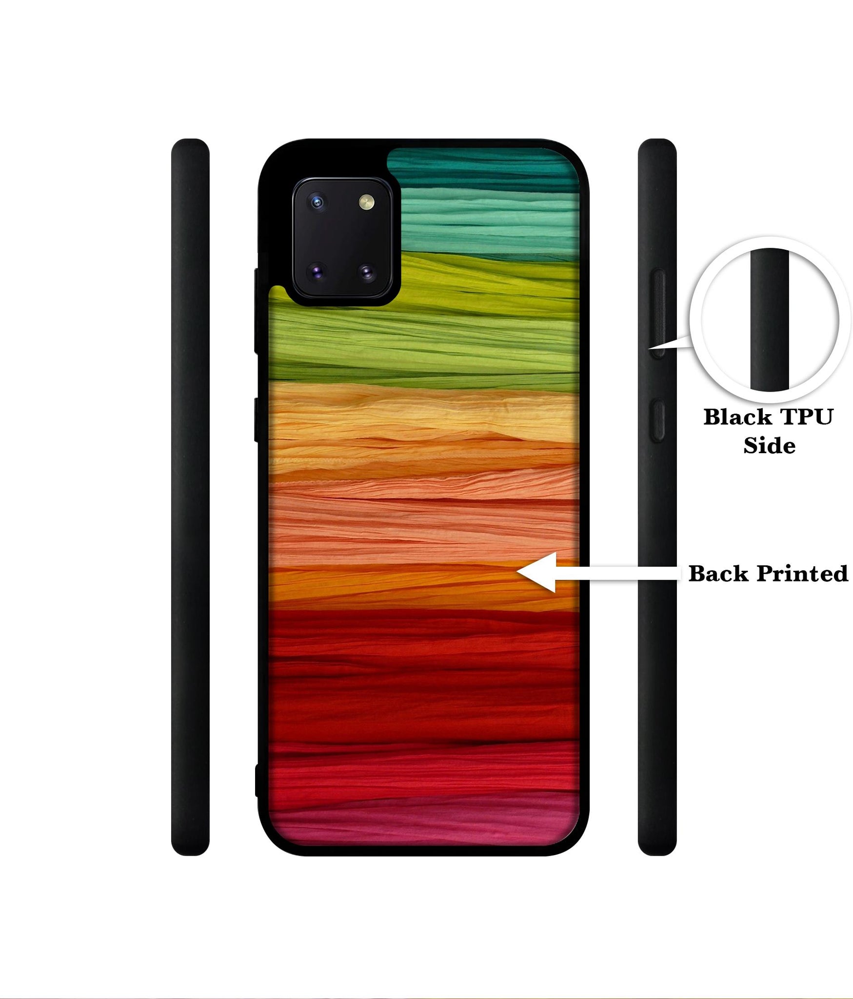 Colorful Thread Designer 2D Printed Back Case Cover for Samsung Galaxy Note 10 Lite 4G