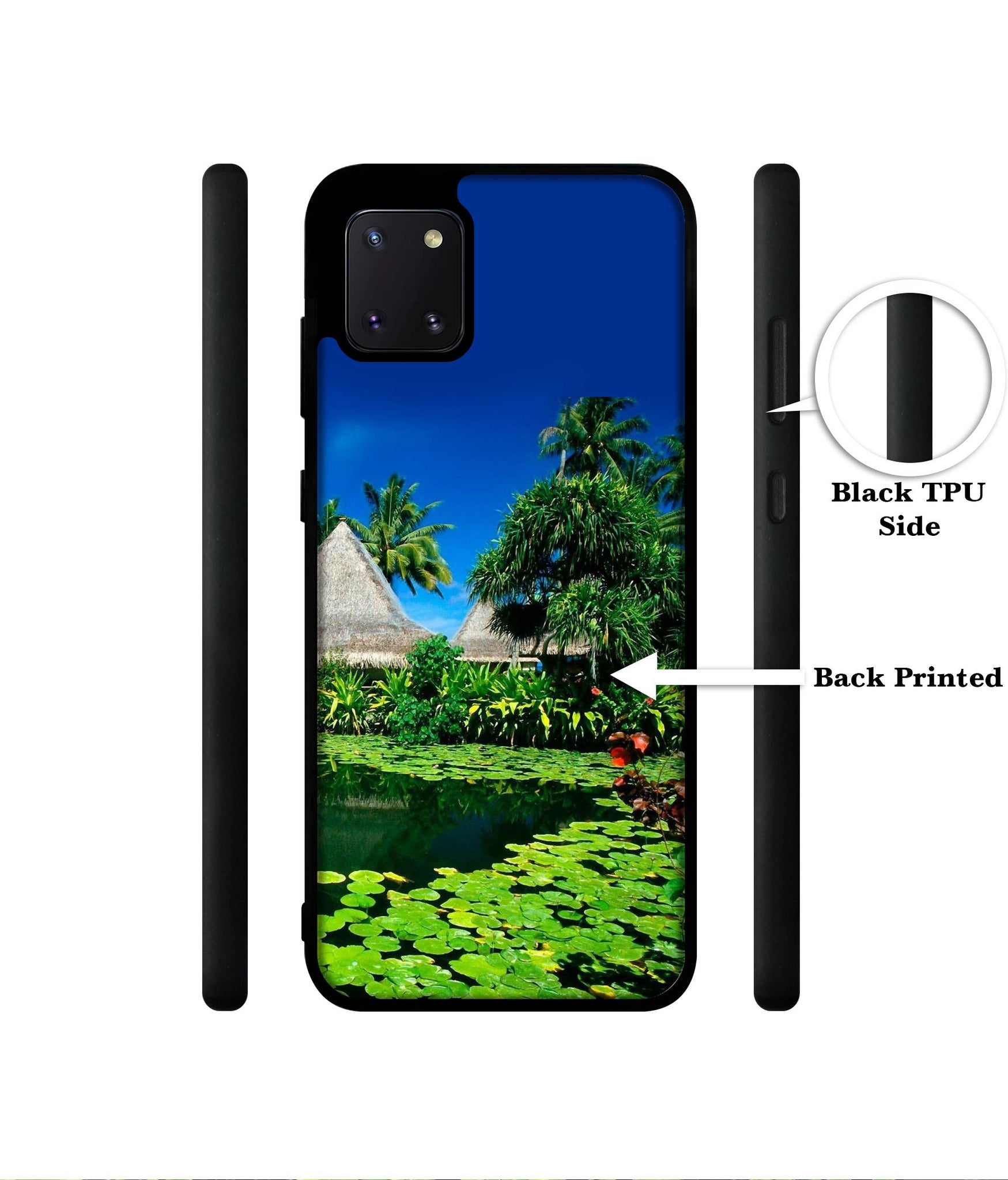 Tropics Water Designer 2D Printed Back Case Cover for Samsung Galaxy Note 10 Lite 4G