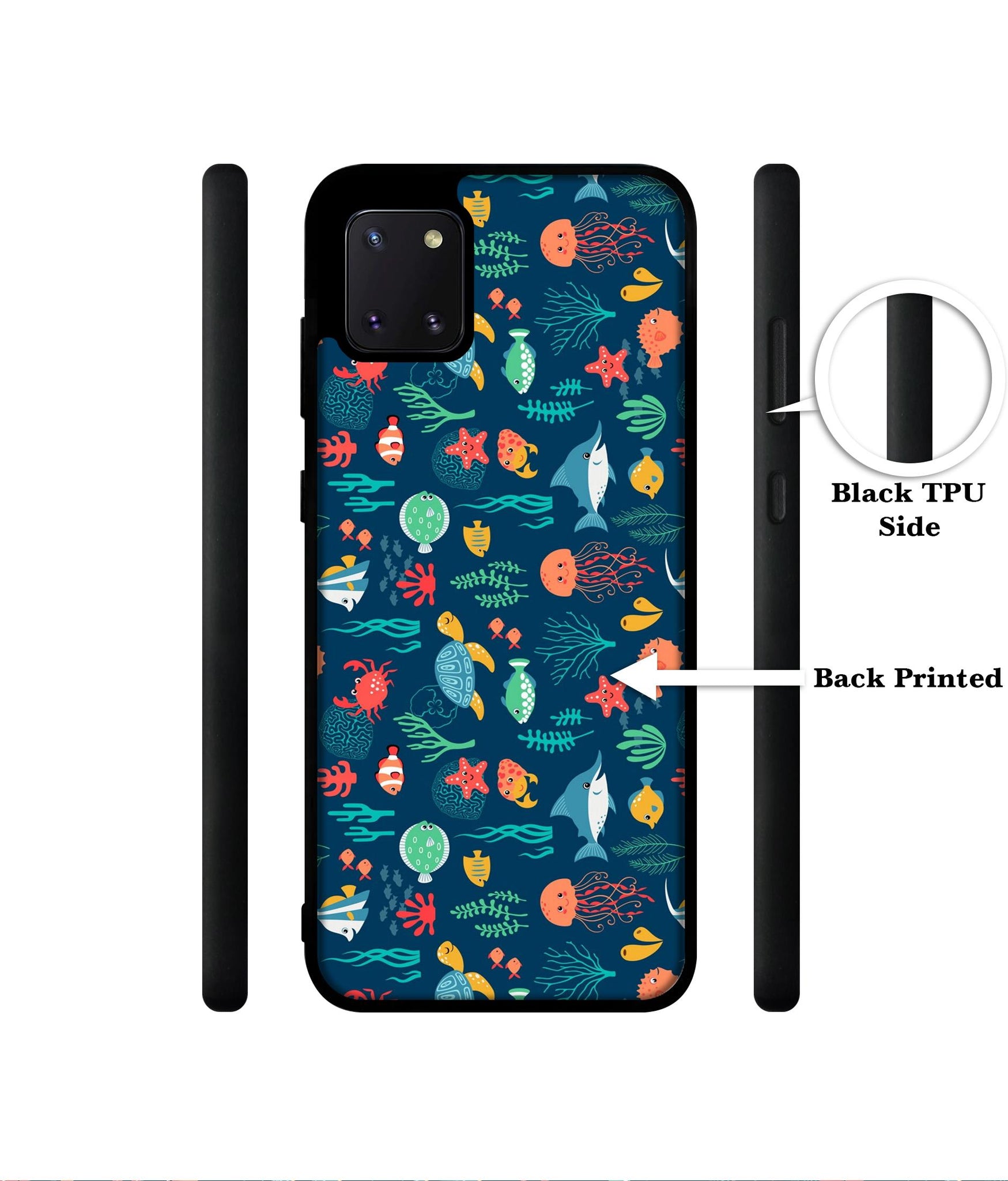 Aquarium Texture Designer 2D Printed Back Case Cover for Samsung Galaxy Note 10 Lite 4G