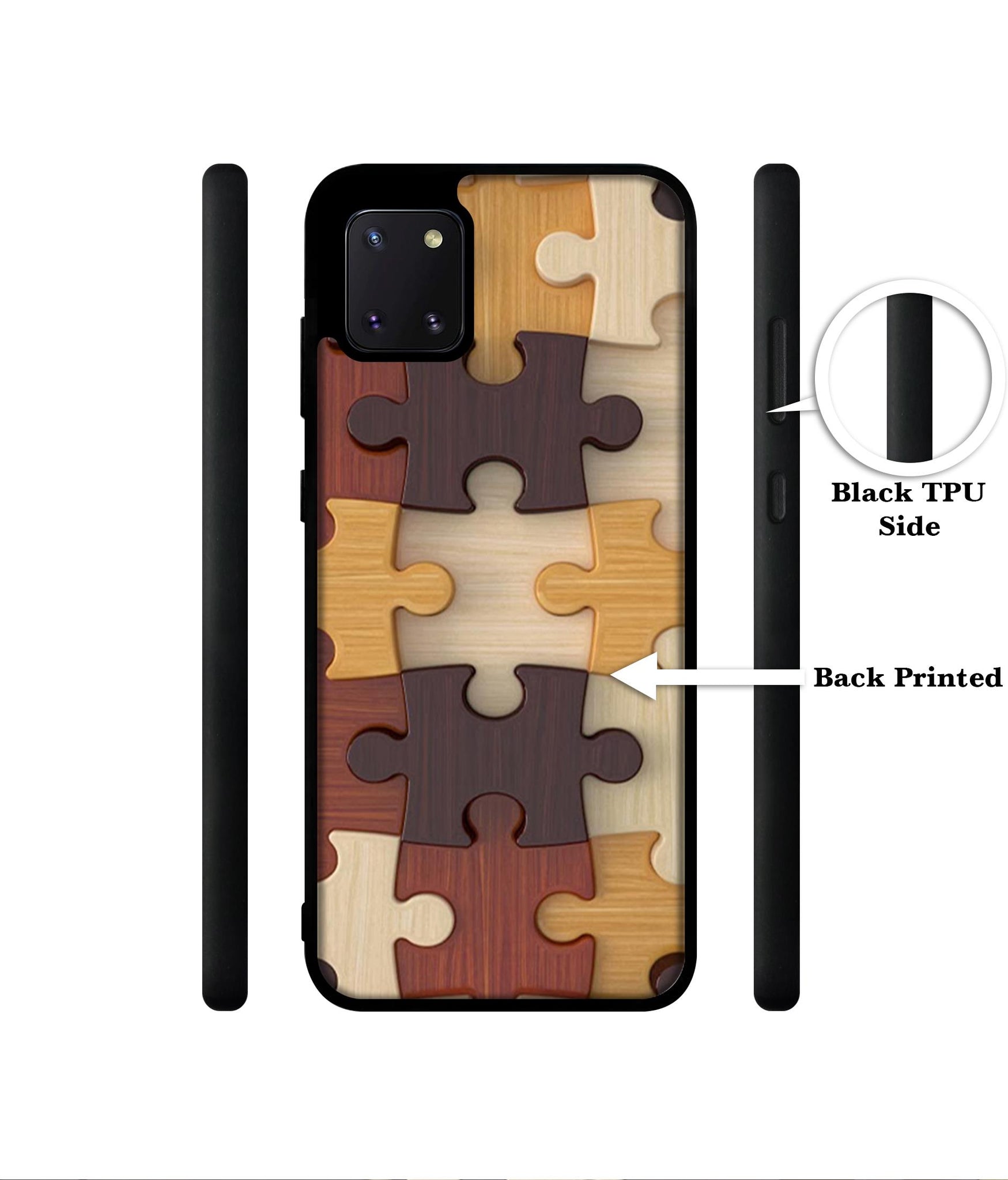 Puzzle Pattern Designer 2D Printed Back Case Cover for Samsung Galaxy Note 10 Lite 4G