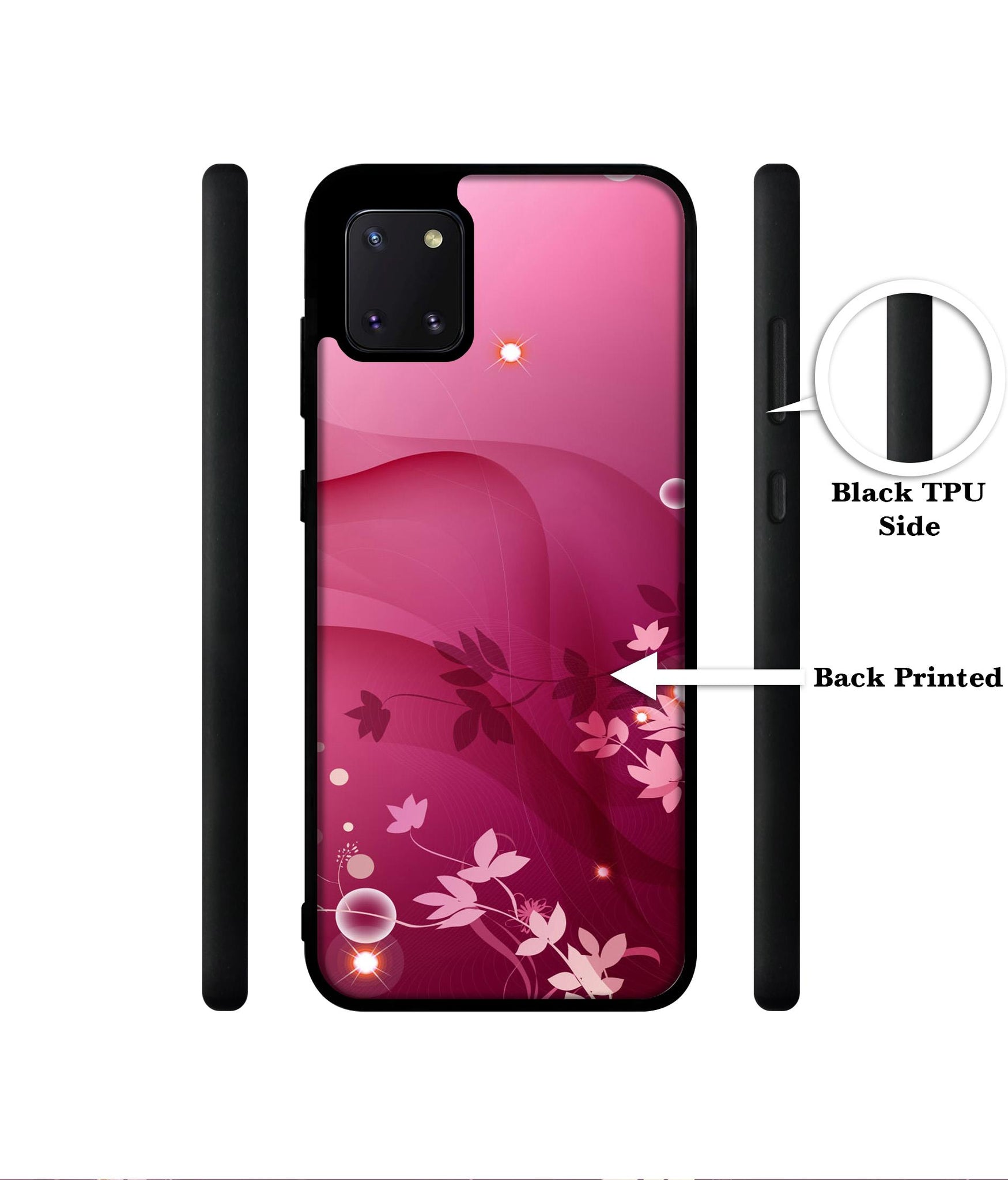 Pink Abstract Designer 2D Printed Back Case Cover for Samsung Galaxy Note 10 Lite 4G