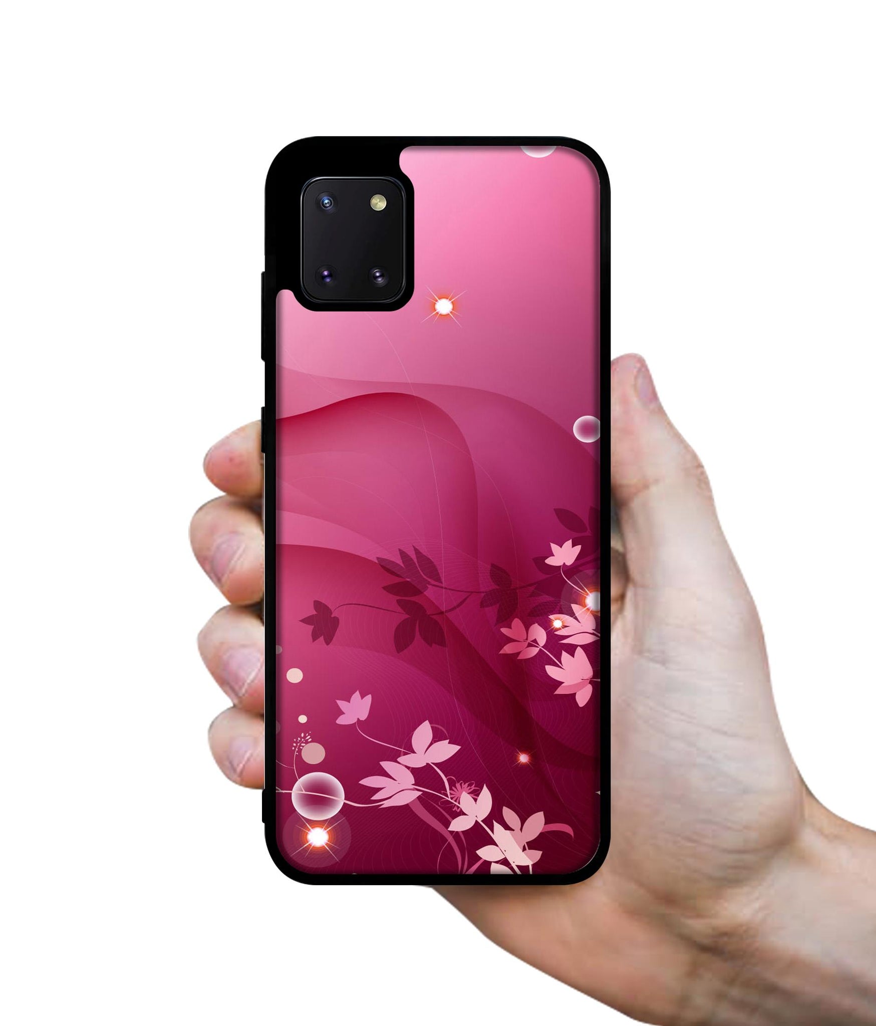 Pink Abstract Designer 2D Printed Back Case Cover for Samsung Galaxy Note 10 Lite 4G