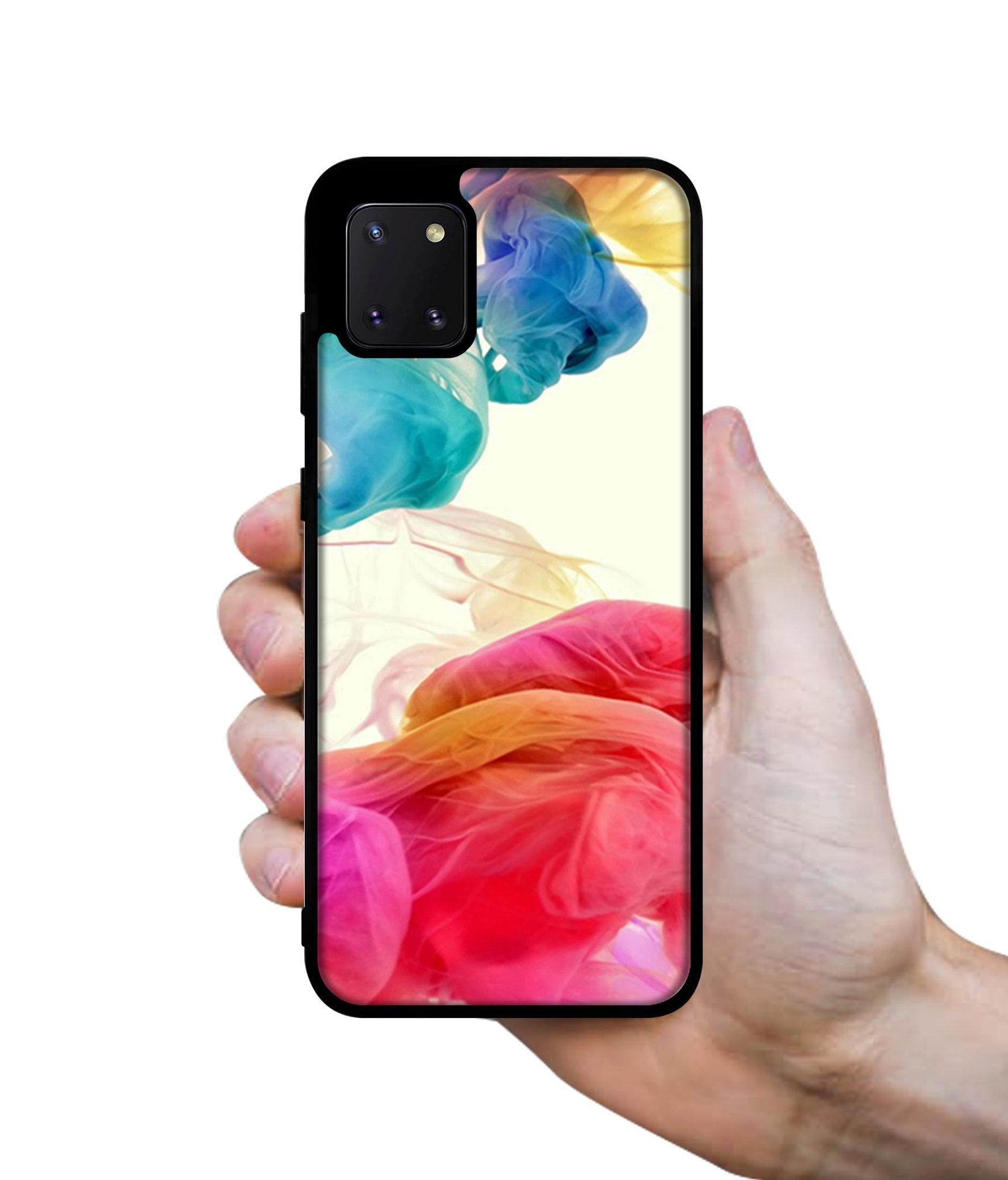 Colored Smoke Designer 2D Printed Back Case Cover for Samsung Galaxy Note 10 Lite 4G