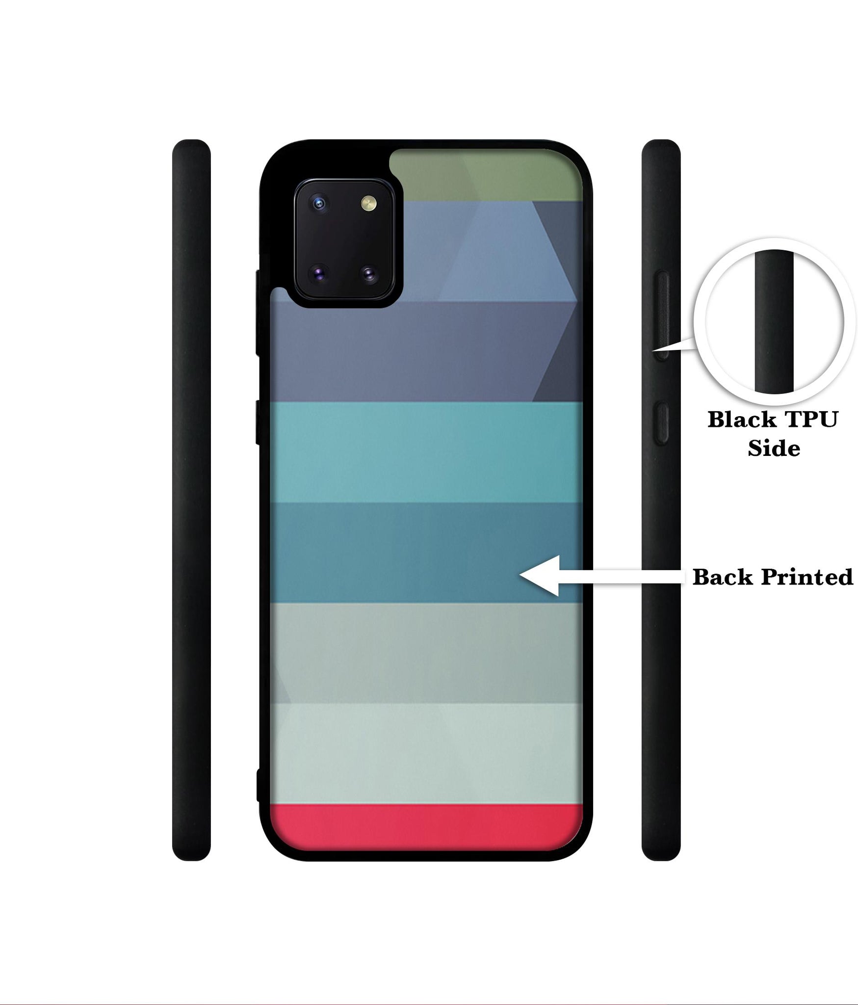 Colorful Lines Designer 2D Printed Back Case Cover for Samsung Galaxy Note 10 Lite 4G