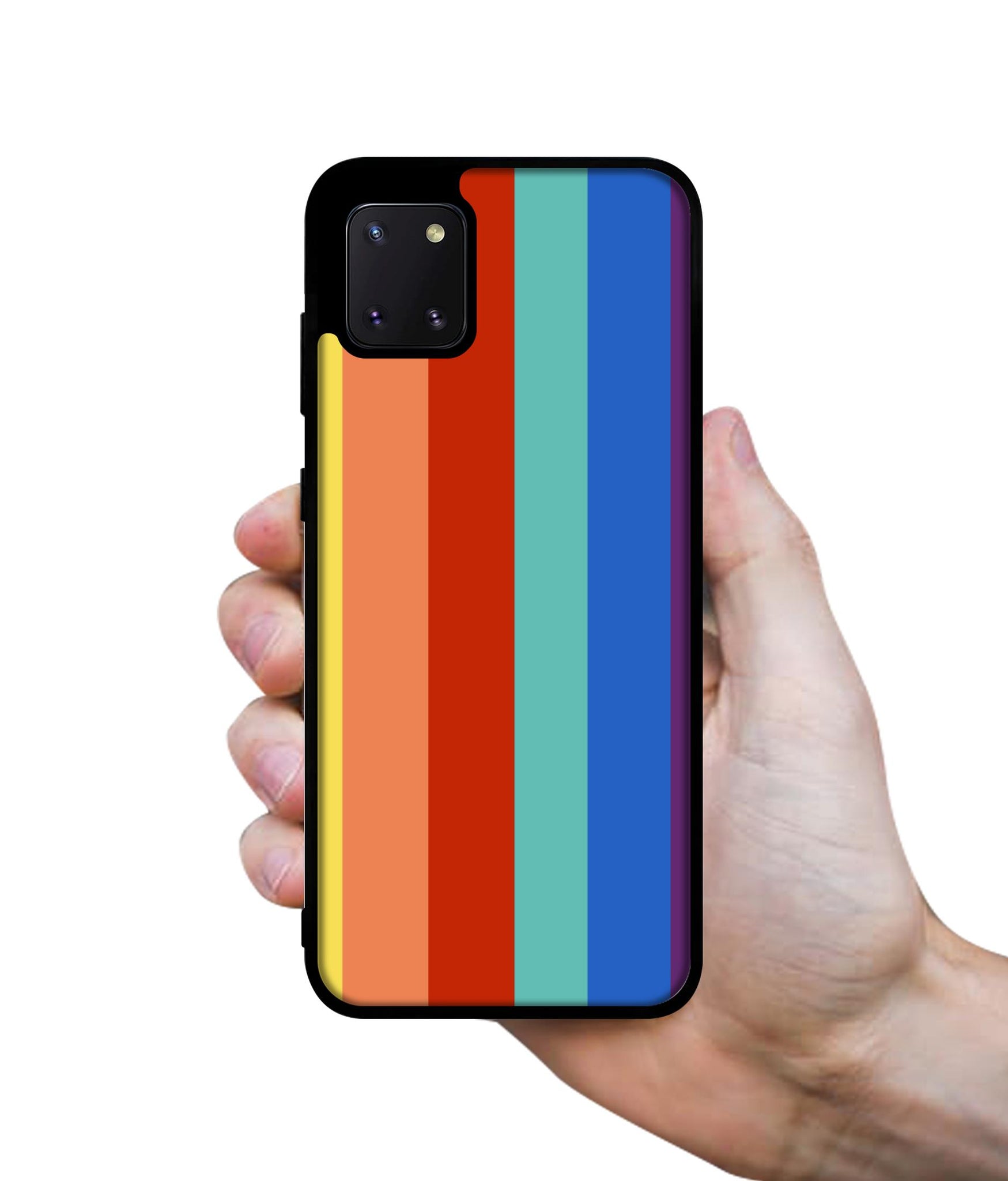 Rainbow Colors Designer 2D Printed Back Case Cover for Samsung Galaxy Note 10 Lite 4G