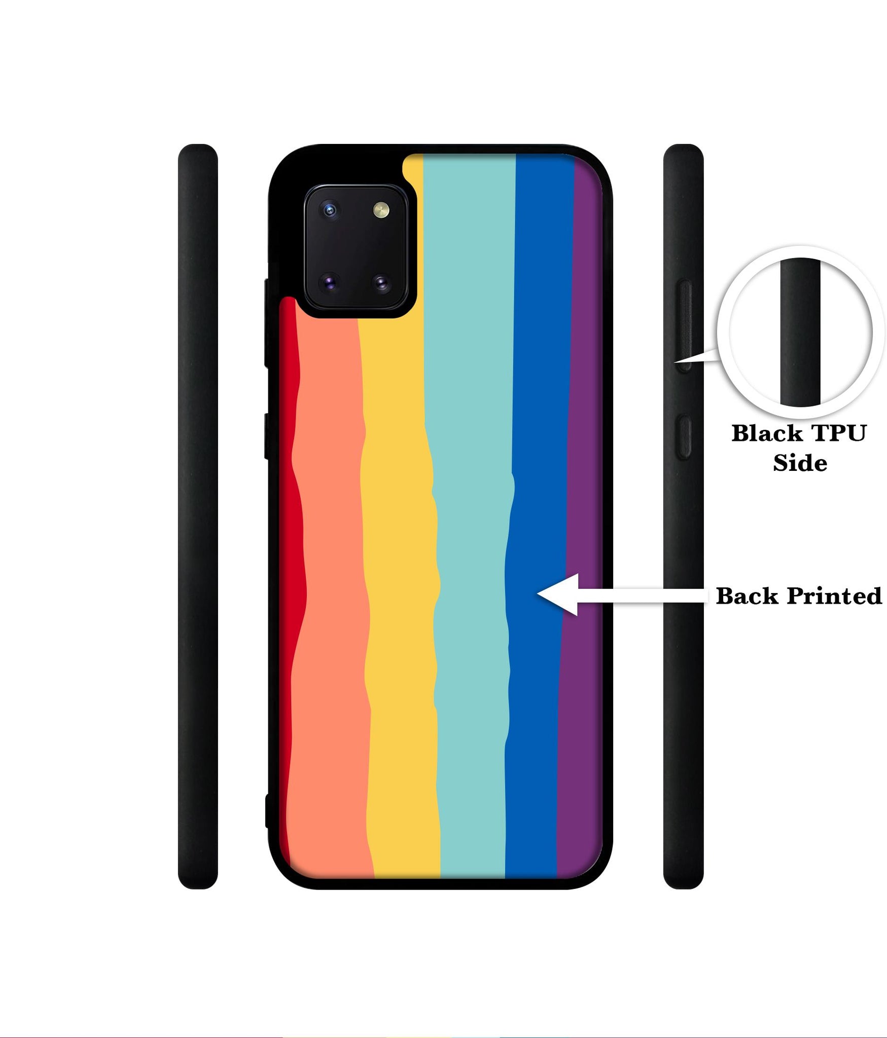 Rainbow Designer 2D Printed Back Case Cover for Samsung Galaxy Note 10 Lite 4G