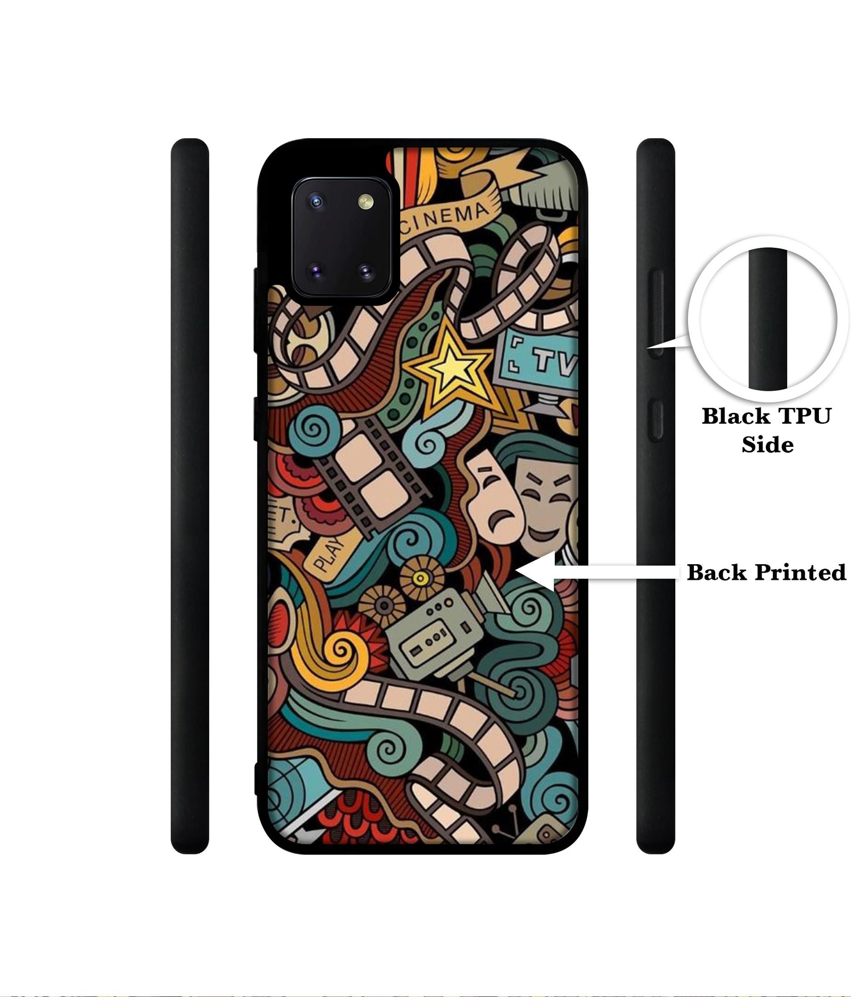 Movies Designer 2D Printed Back Case Cover for Samsung Galaxy Note 10 Lite 4G