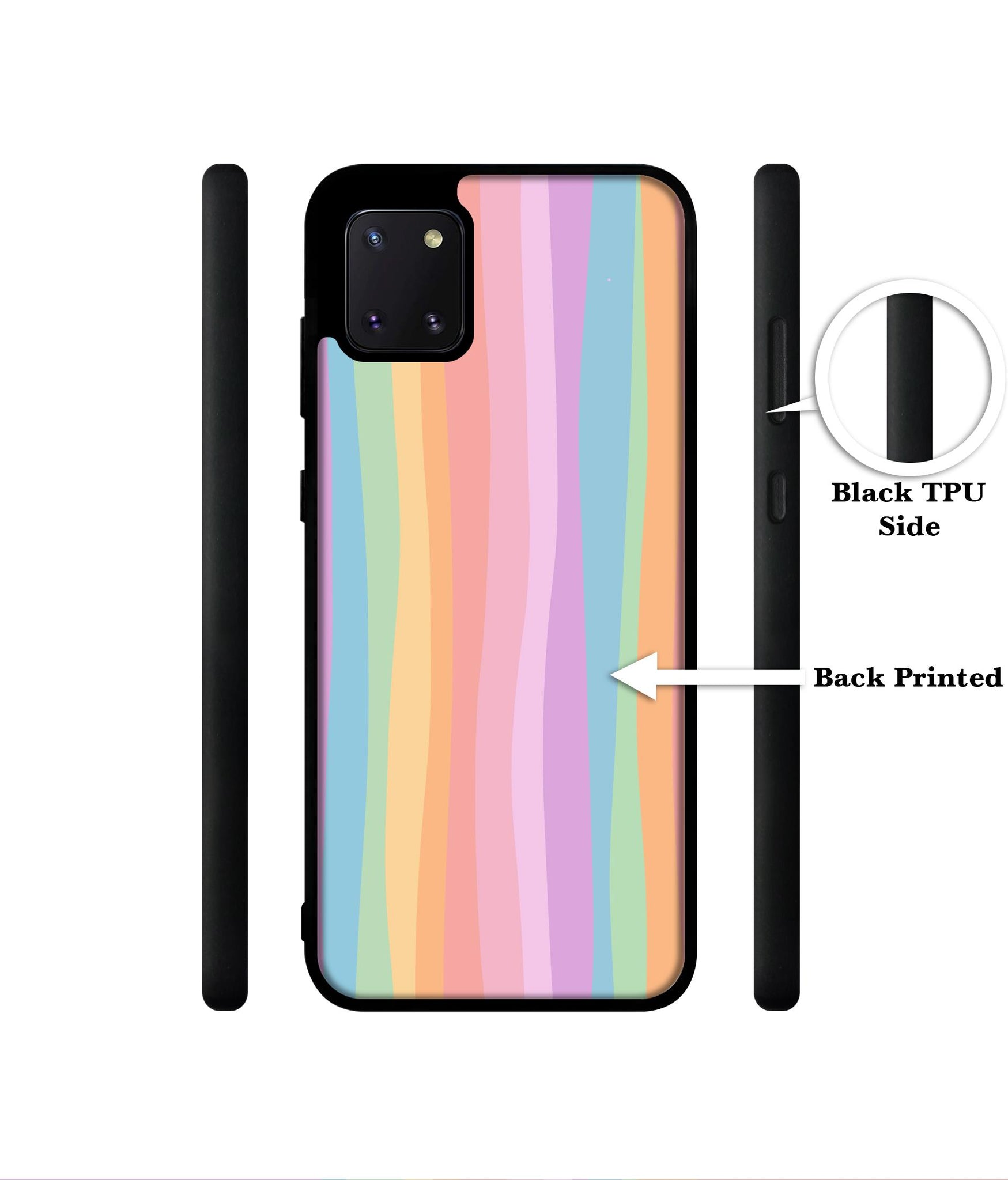 Cool Rainbow Designer 2D Printed Back Case Cover for Samsung Galaxy Note 10 Lite 4G