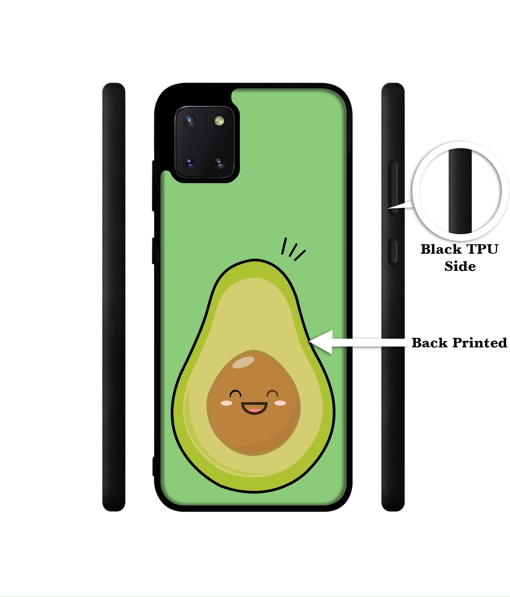 Avocados Designer 2D Printed Back Case Cover for Samsung Galaxy Note 10 Lite 4G