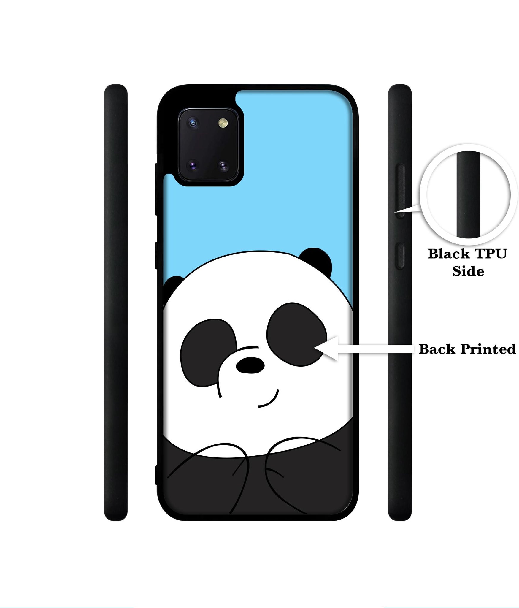 Cute Panda Designer 2D Printed Back Case Cover for Samsung Galaxy Note 10 Lite 4G