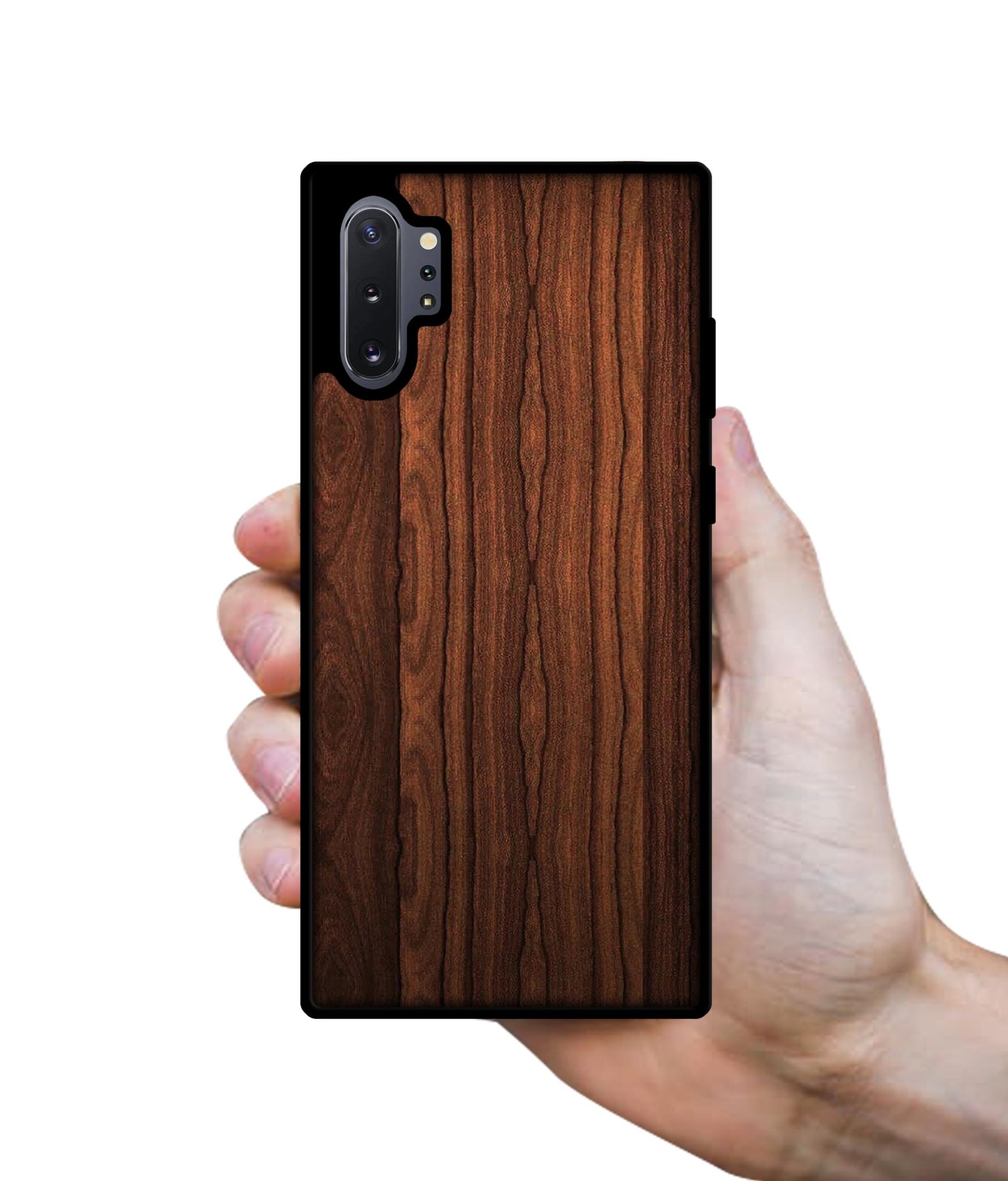 Brown Wooden Texture Designer 2D Printed Back Case Cover for Samsung Galaxy Note 10 Plus 5G