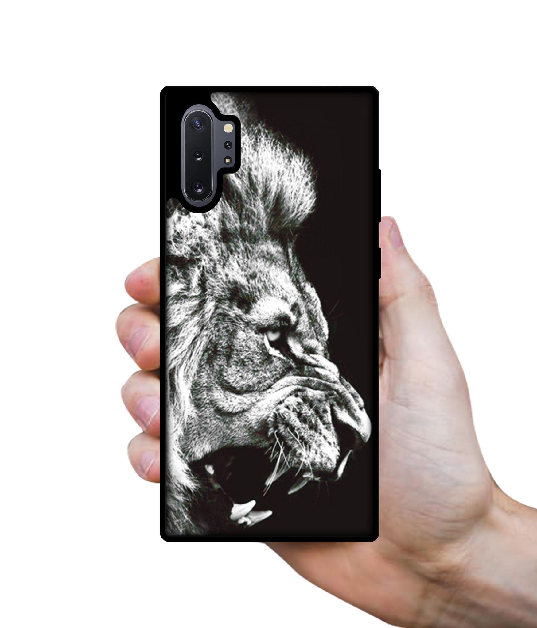 Angry Lion Designer 2D Printed Back Case Cover for Samsung Galaxy Note 10 Plus 5G