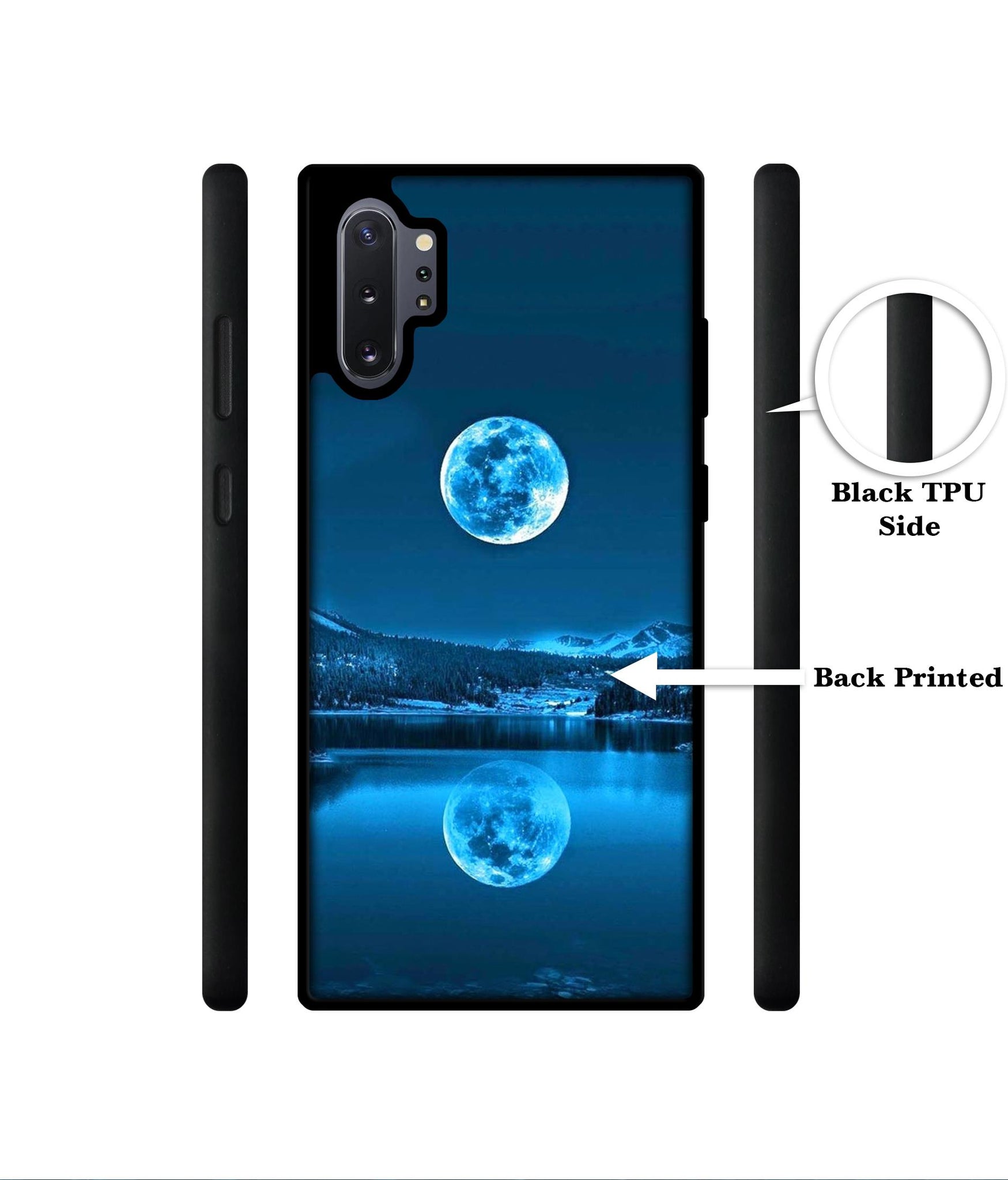 Awesome Moon Designer 2D Printed Back Case Cover for Samsung Galaxy Note 10 Plus 5G