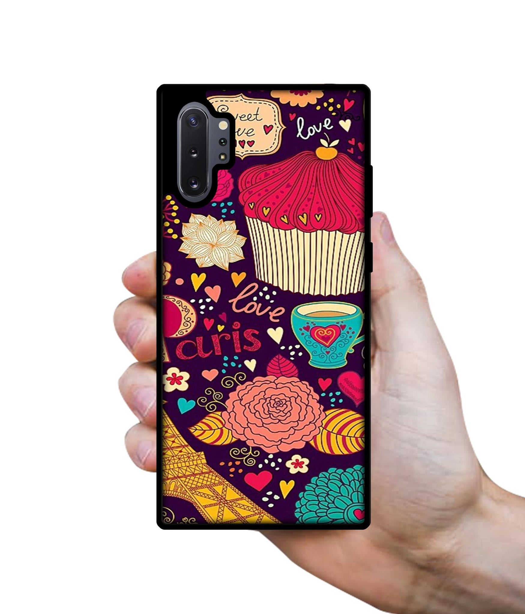 Paris Flower Love Designer 2D Printed Back Case Cover for Samsung Galaxy Note 10 Plus 5G