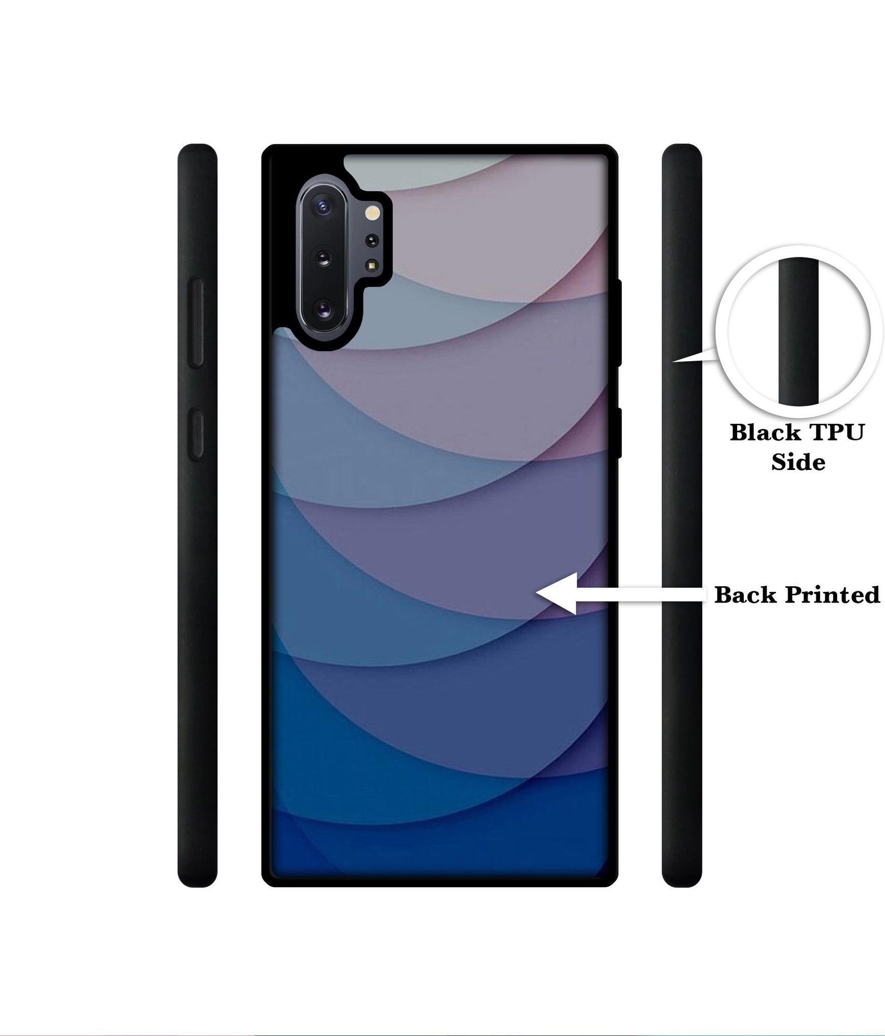 Waves Pattern Print Designer 2D Printed Back Case Cover for Samsung Galaxy Note 10 Plus 5G