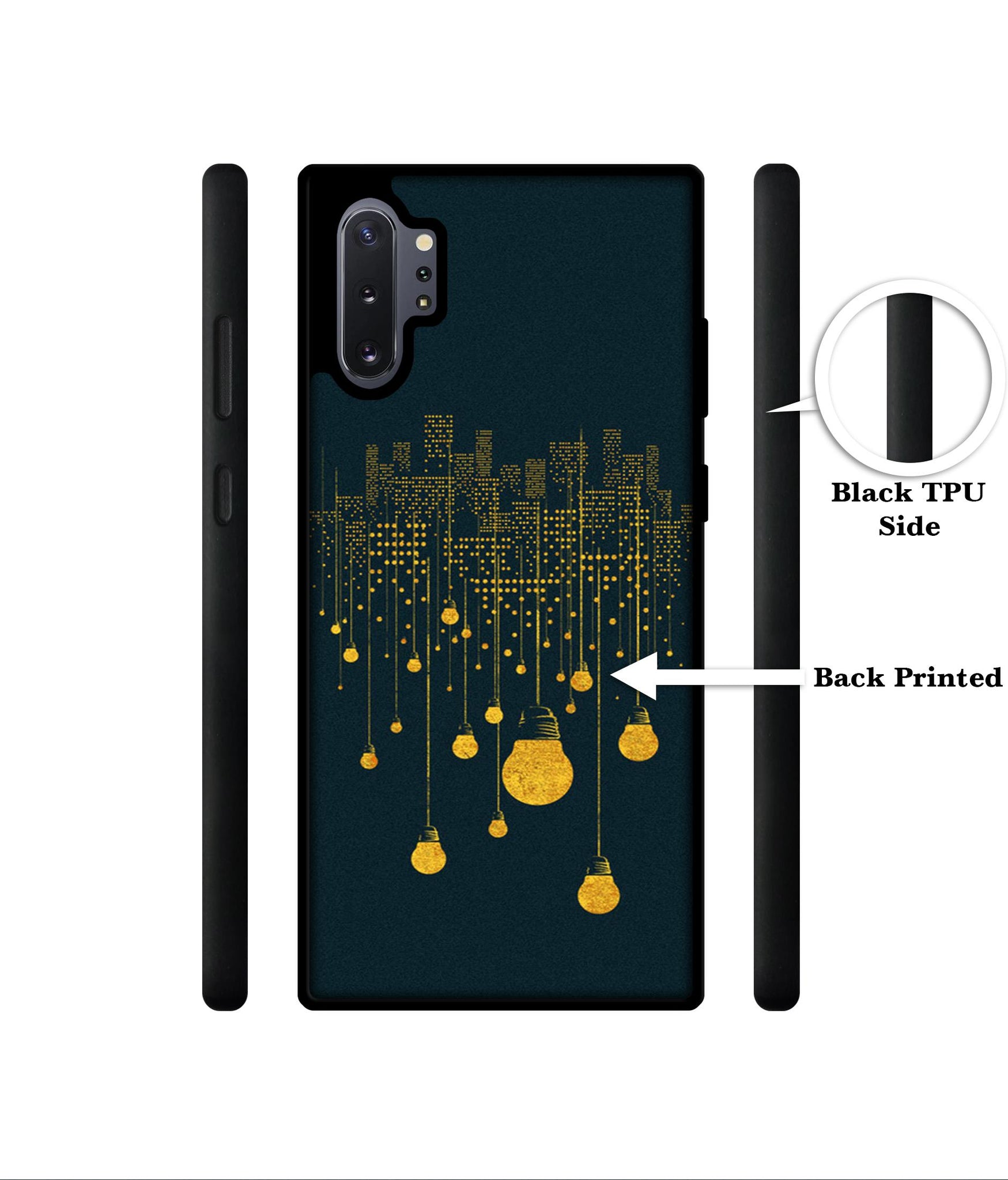 City Light Pattern Designer 2D Printed Back Case Cover for Samsung Galaxy Note 10 Plus 5G
