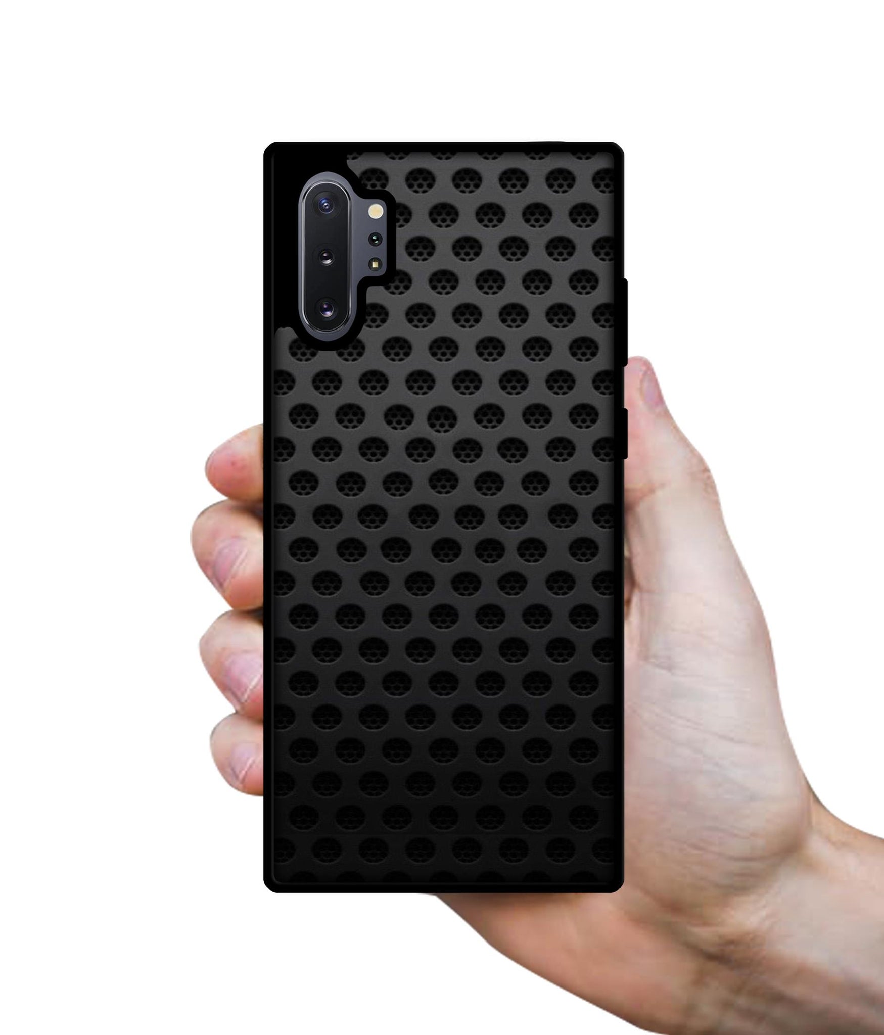 Black Circle Designer 2D Printed Back Case Cover for Samsung Galaxy Note 10 Plus 5G