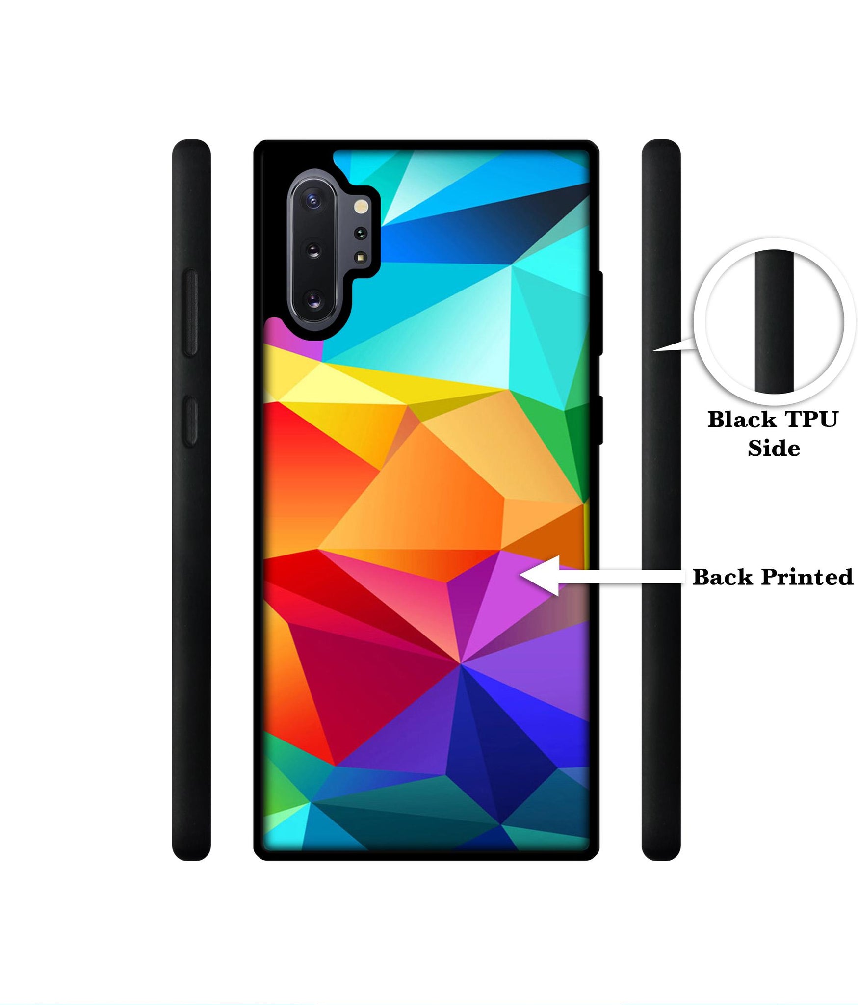 Colorful Pattern Designer 2D Printed Back Case Cover for Samsung Galaxy Note 10 Plus 5G