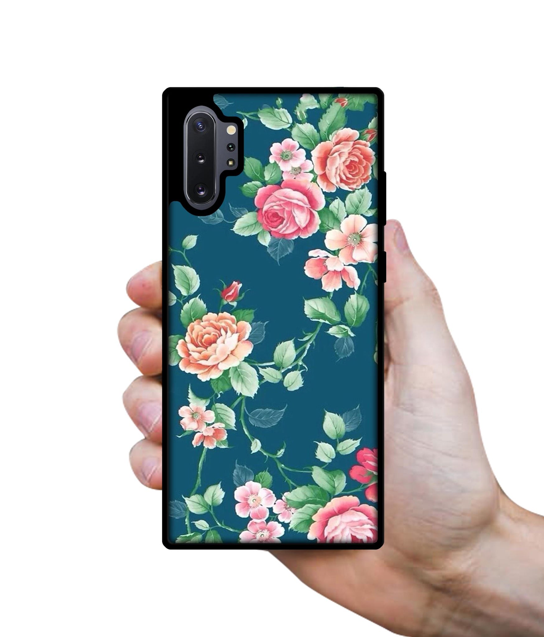 Vintage Floral Designer 2D Printed Back Case Cover for Samsung Galaxy Note 10 Plus 5G