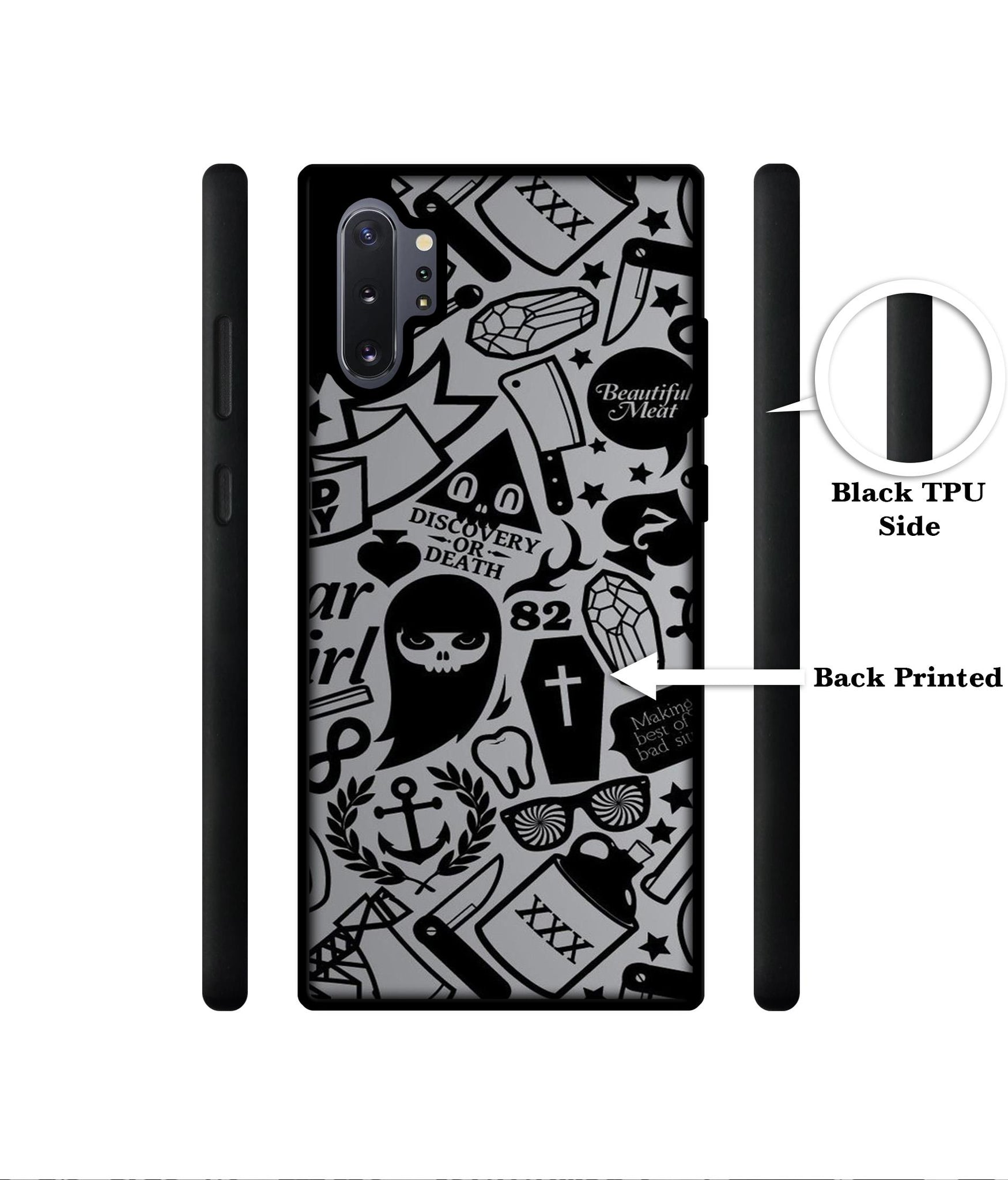 Discover Or Death Designer 2D Printed Back Case Cover for Samsung Galaxy Note 10 Plus 5G