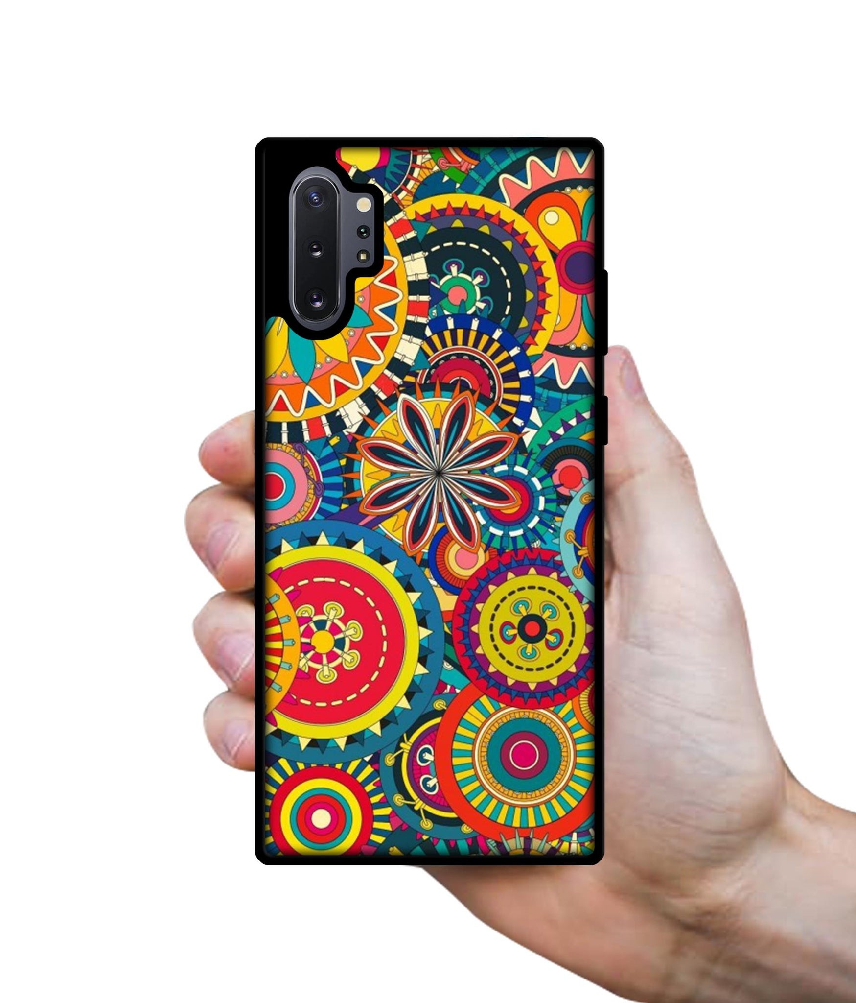 Ring Pattern Print Designer 2D Printed Back Case Cover for Samsung Galaxy Note 10 Plus 5G