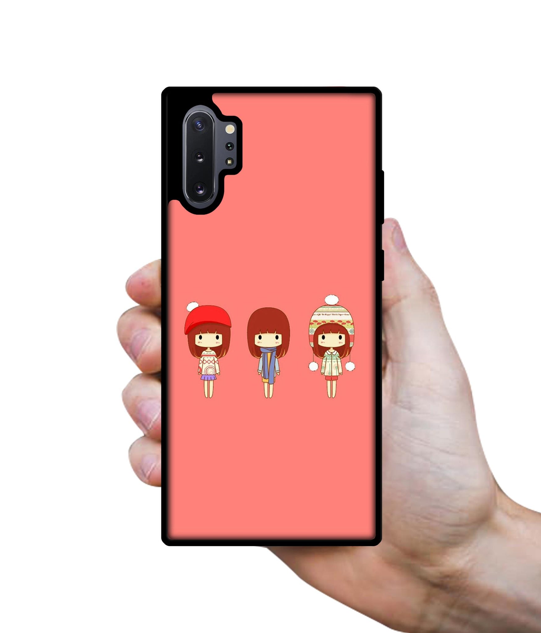 Cute Girls Designer 2D Printed Back Case Cover for Samsung Galaxy Note 10 Plus 5G