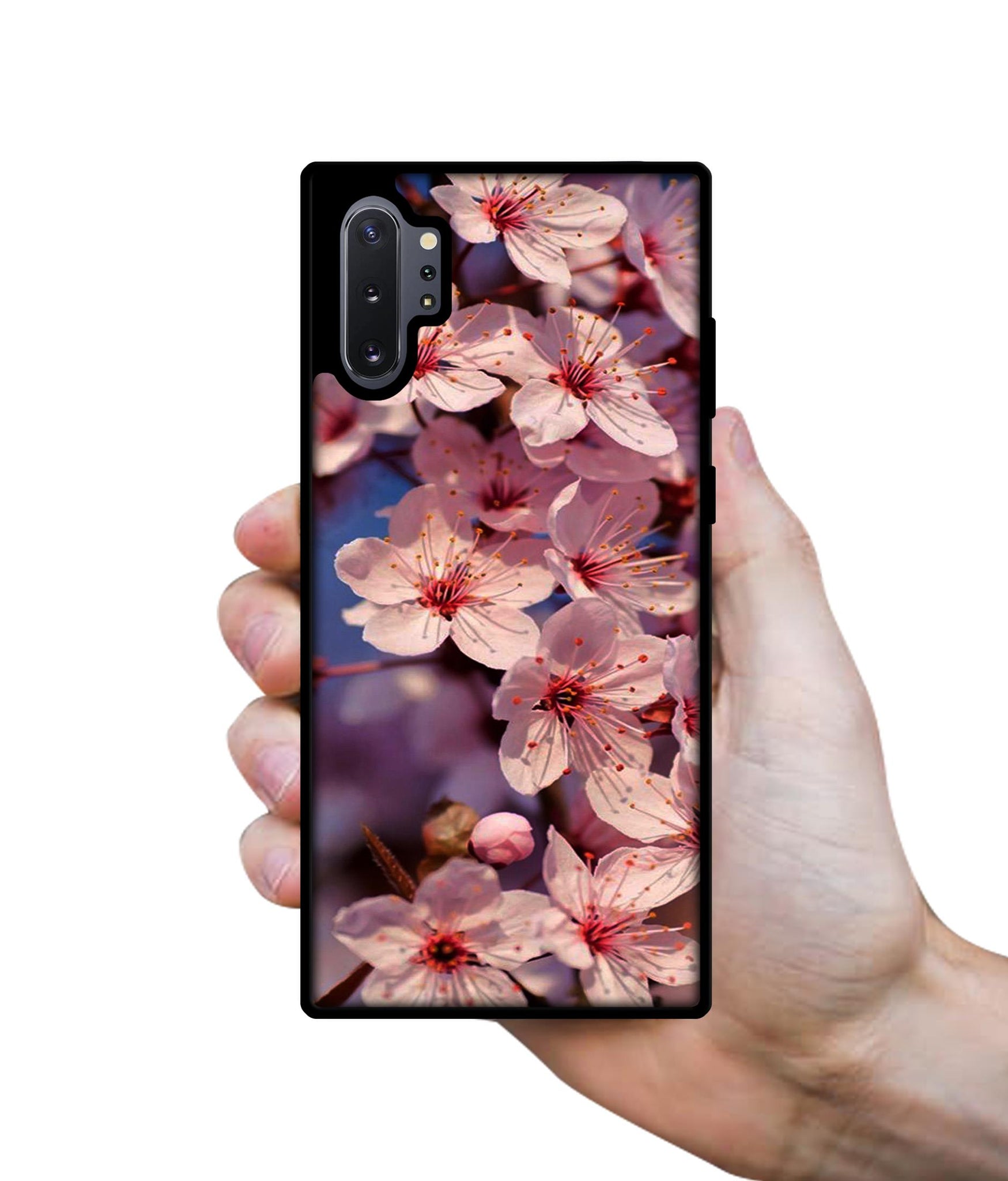 Pink Flowers Pattern Designer 2D Printed Back Case Cover for Samsung Galaxy Note 10 Plus 5G