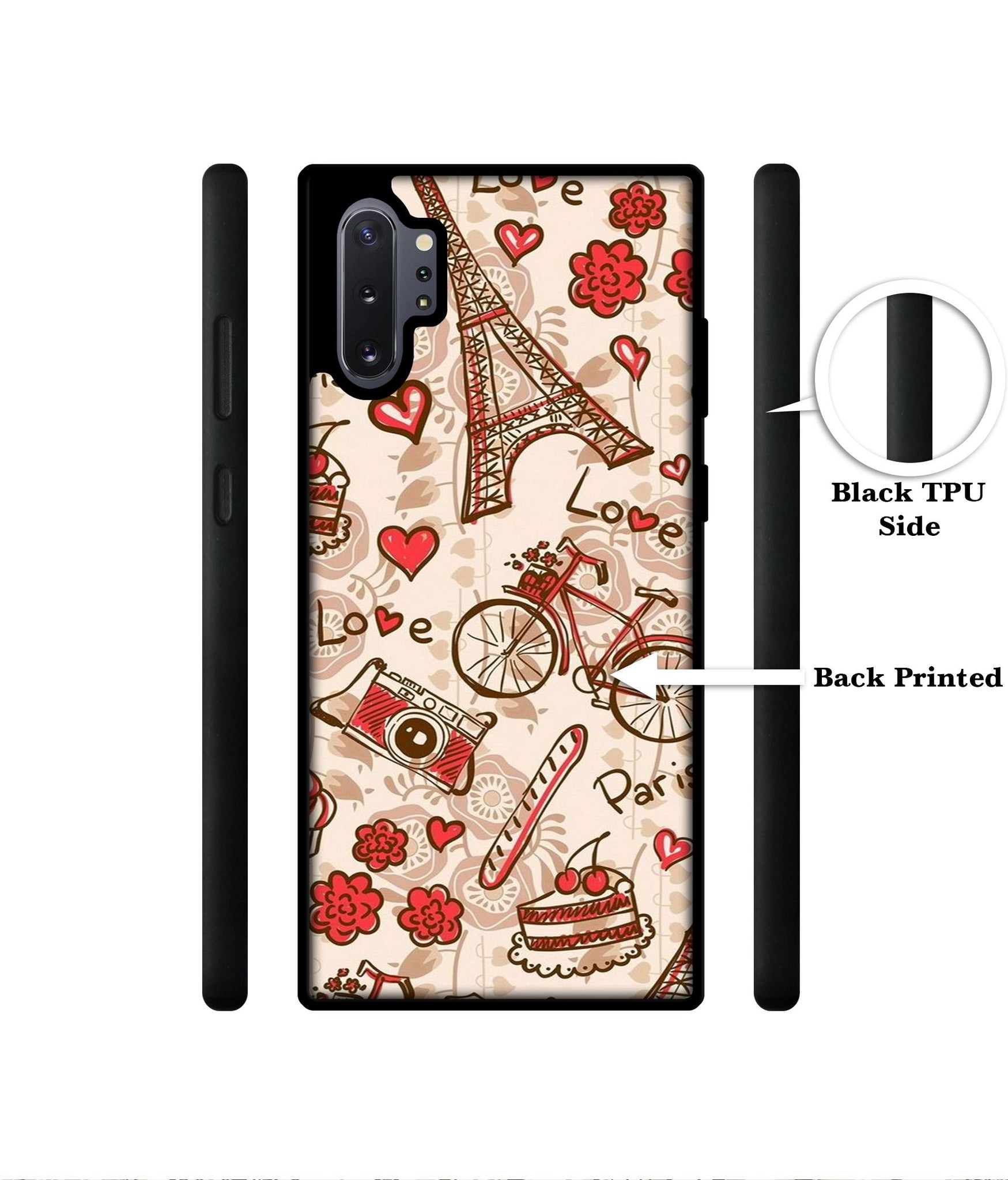 Vintage Paris Designer 2D Printed Back Case Cover for Samsung Galaxy Note 10 Plus 5G